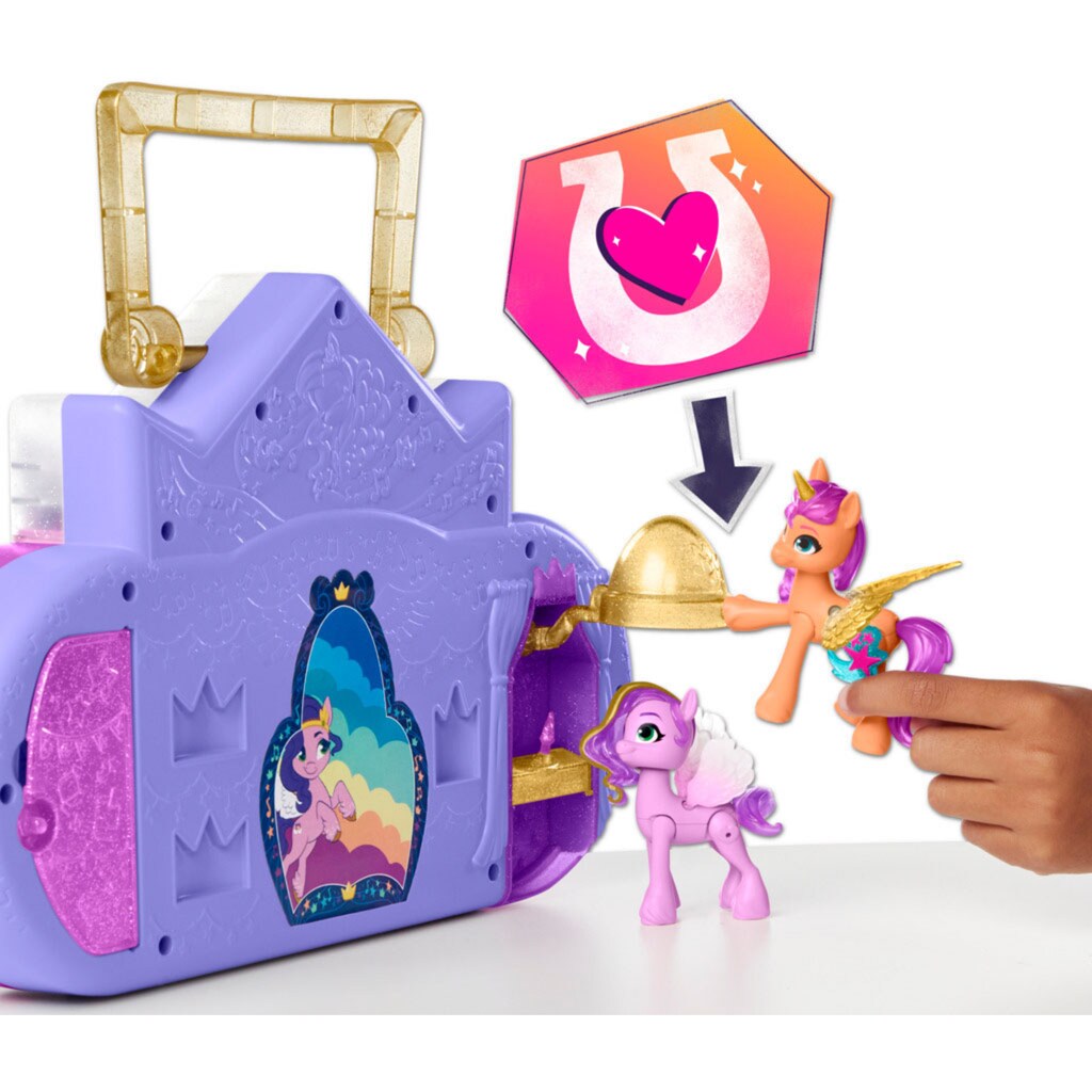 Hasbro Spielwelt »My Little Pony Zaubermelodie Radio«, mit Spielfiguren Sunny, Pipp und Sparky