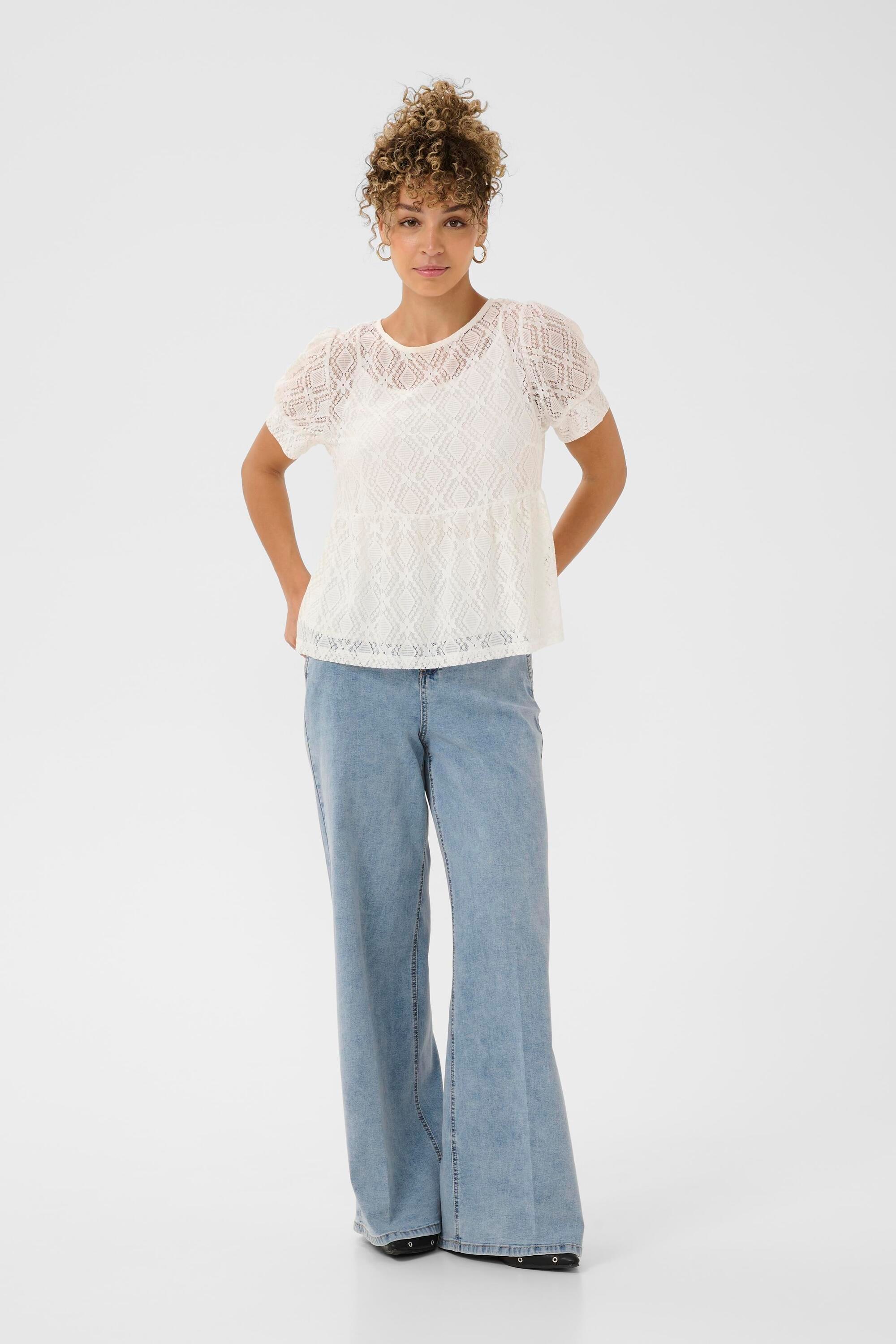 Cream Kurzarmbluse »Bluse kurzarm CRRemi«