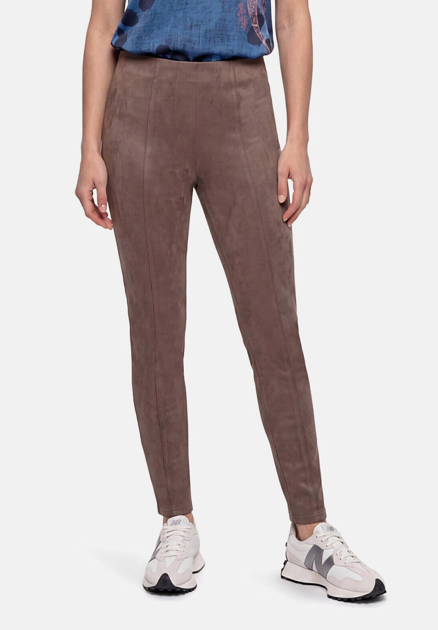 Betty Barclay Lederimitathose »Damen mit elastischem Bund«