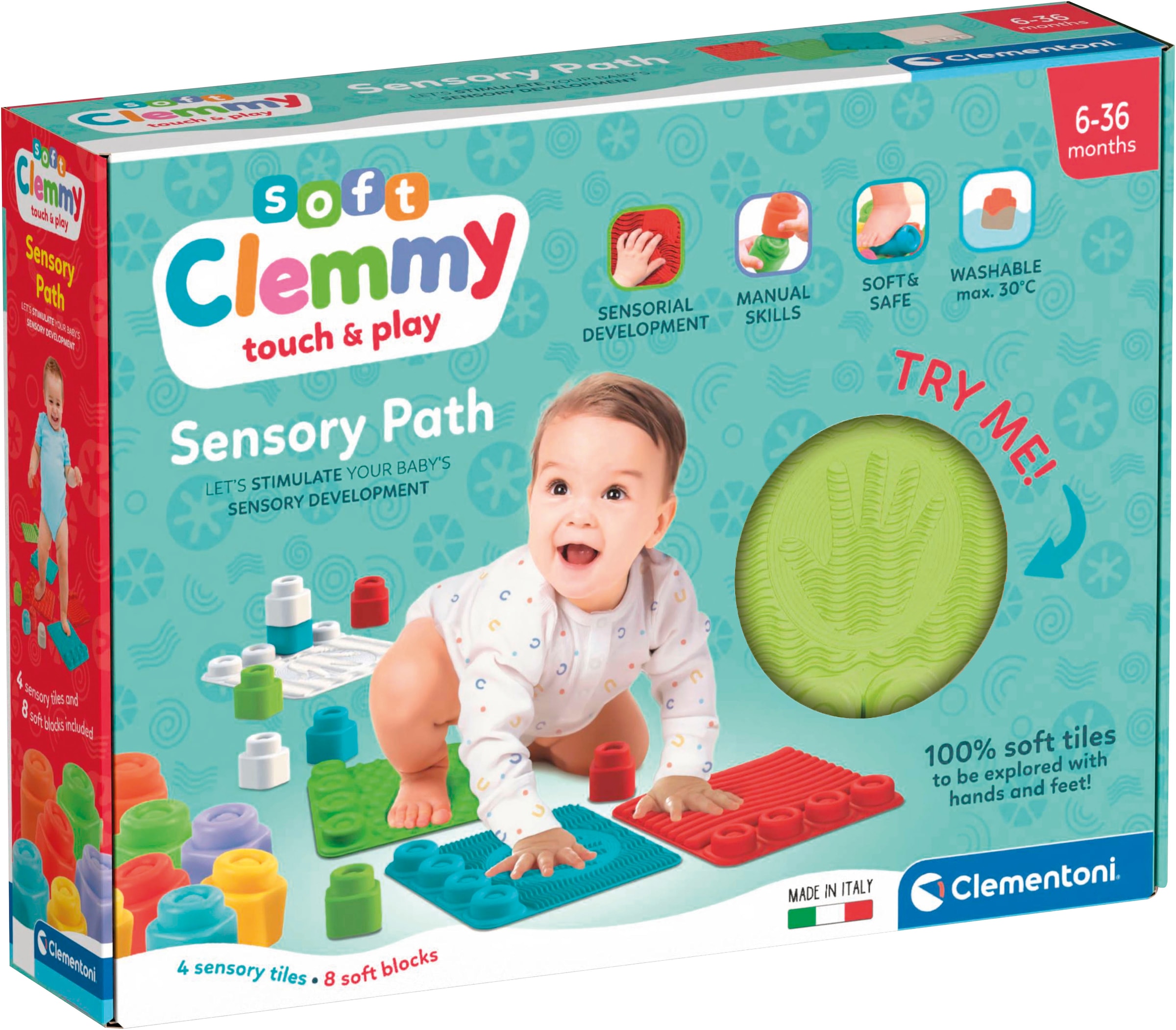 Clementoni ® Spielbausteine »Clemmy Soft Sensoris...