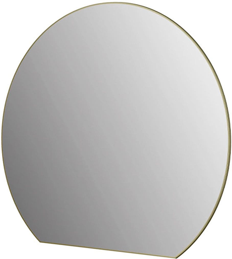 Badspiegel »Picasso gold Ø 100 cm«, hochwertiger Aluminiumrahmen