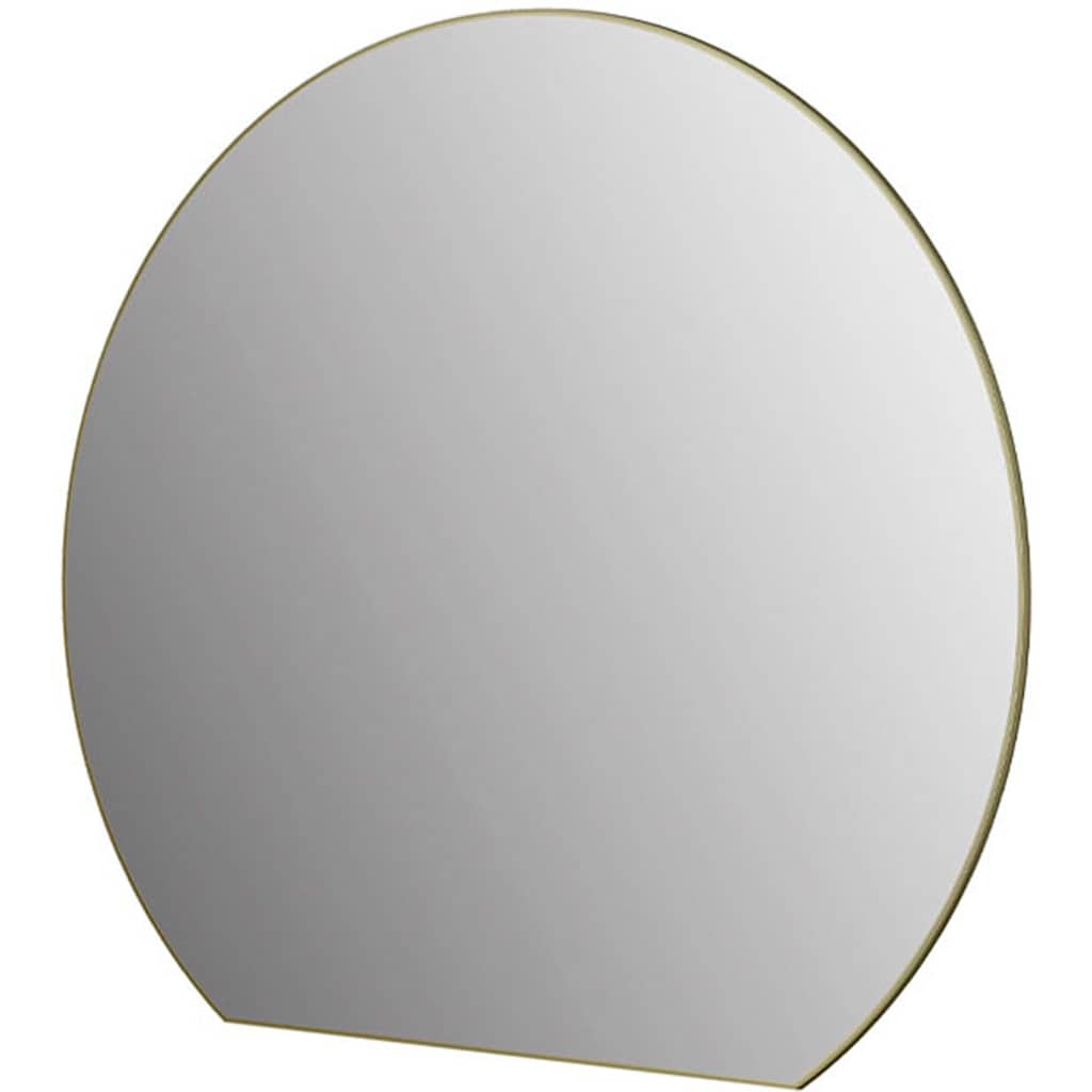 Talos Badspiegel »Picasso gold Ø 100 cm«, hochwertiger Aluminiumrahmen