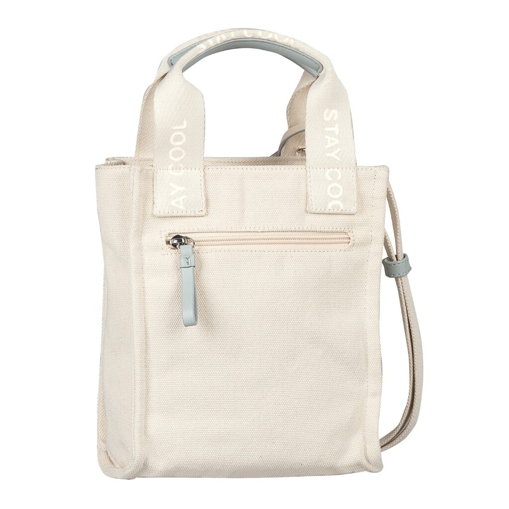 TOM TAILOR Denim Shopper »Azura« Damen Umhängetasche, mit süßem Softeis-Hörnchen Anhänger