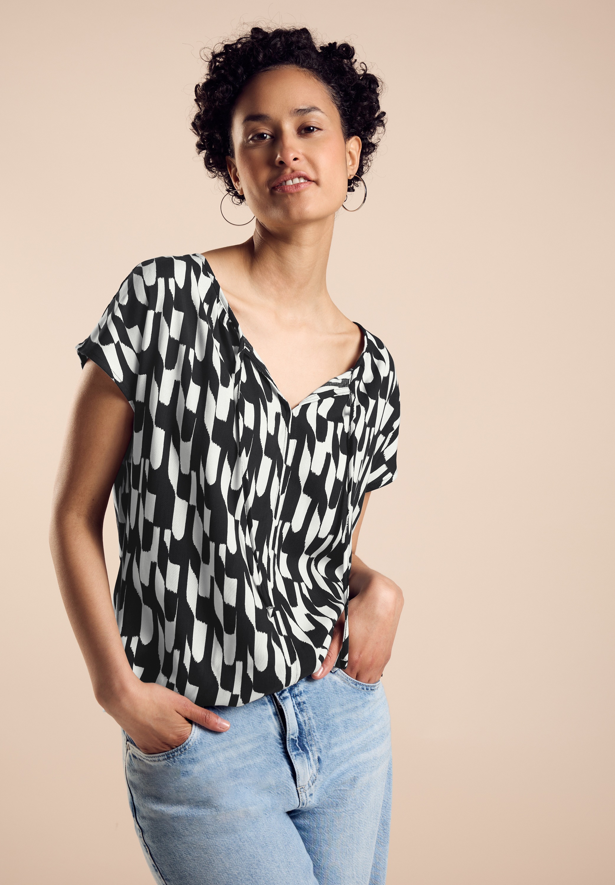 STREET ONE Shirttop, mit Allover-Print