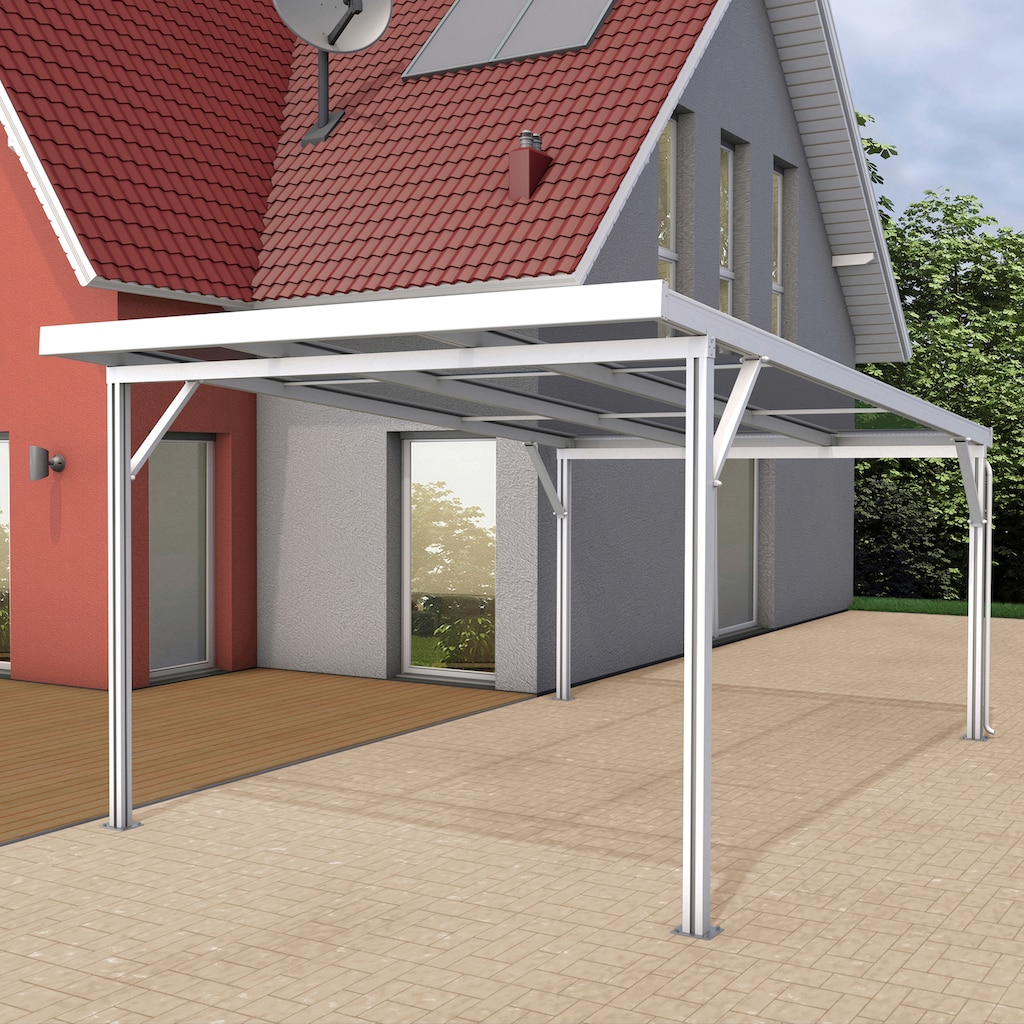 GUTTA Einzelcarport »Premium«, Aluminium, 293,4 cm, weiß