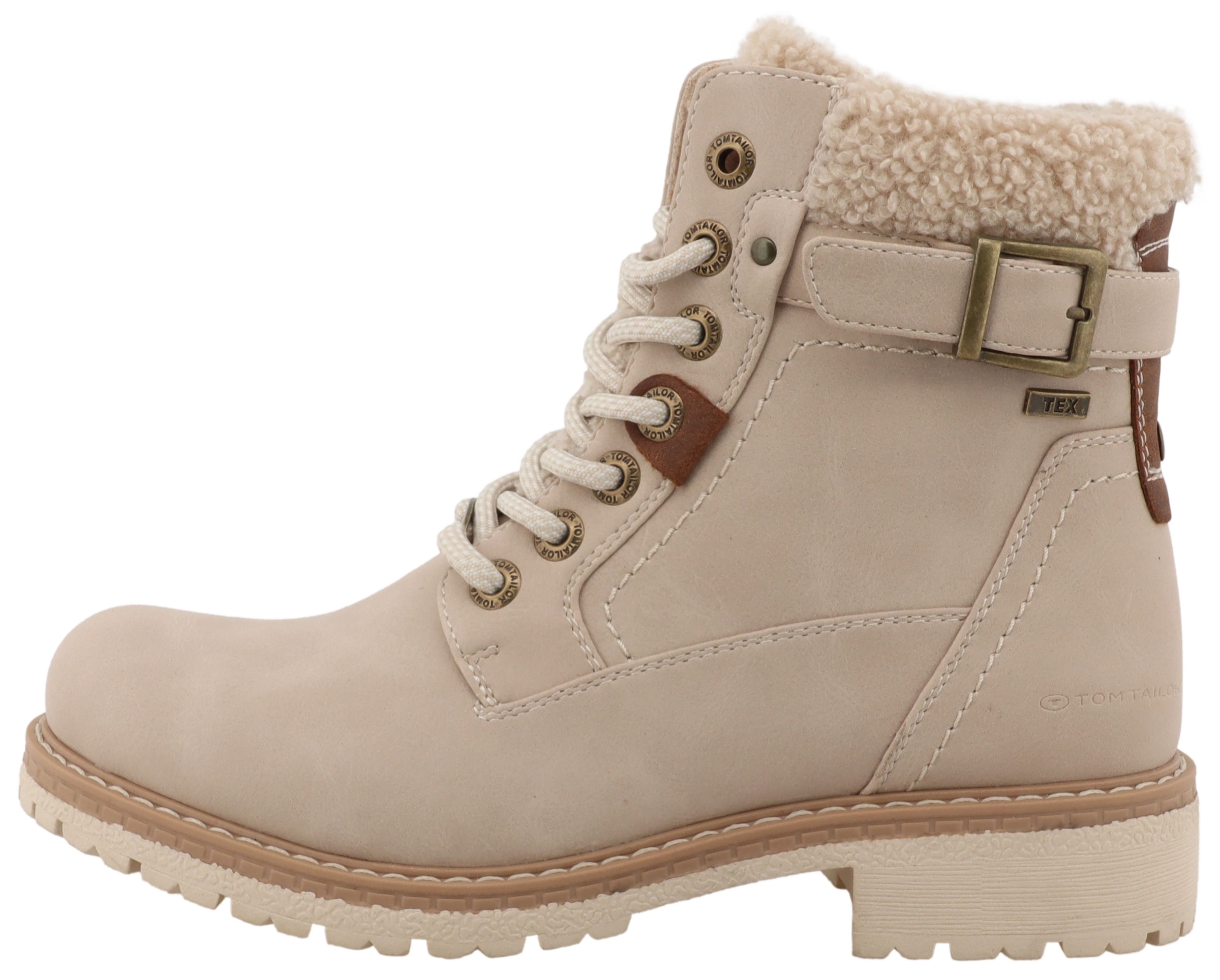 TOM TAILOR Winterboots, Workerboots, Hiking Boot mit Blockabsatz