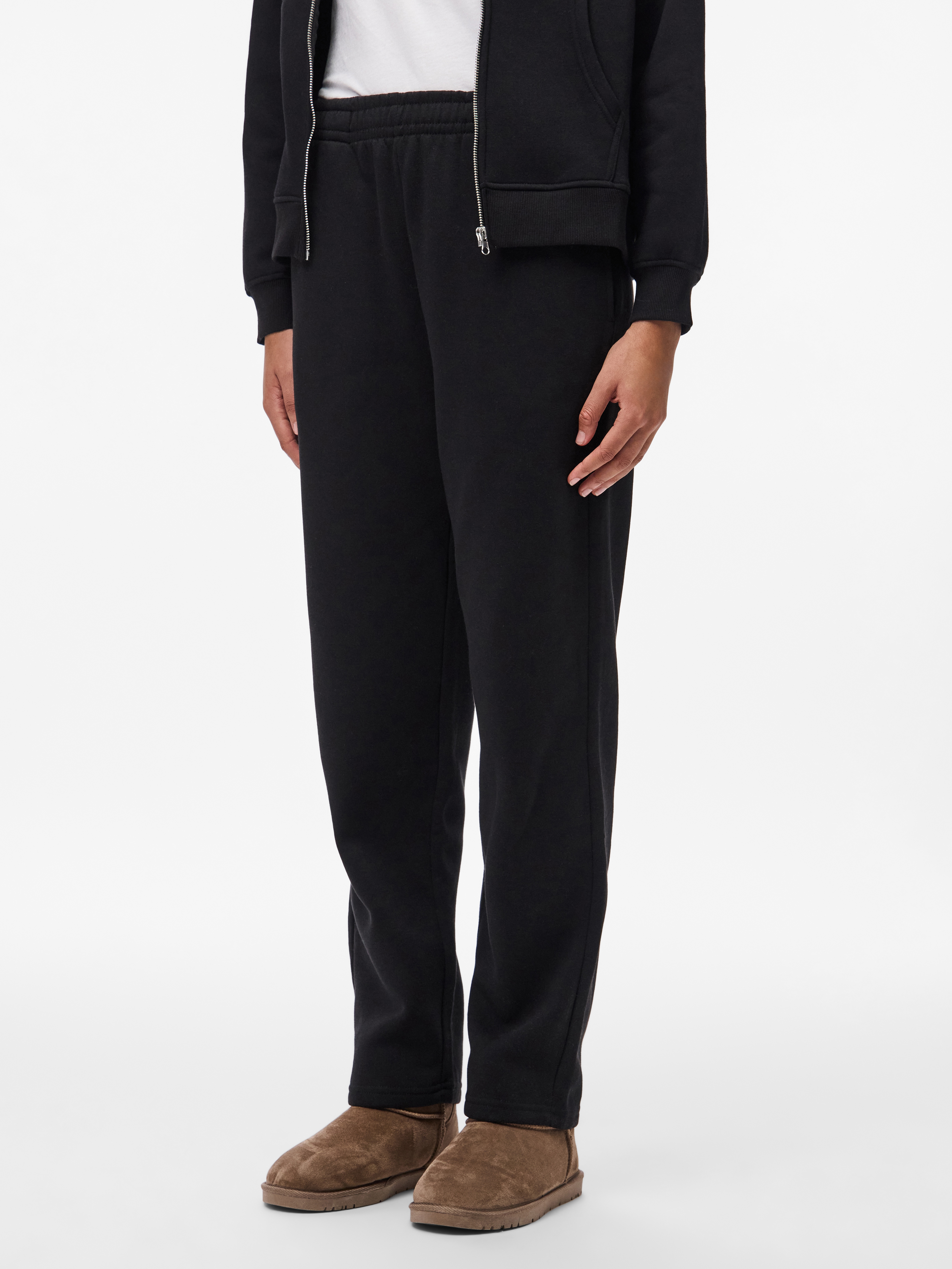 pieces Sweathose "PCCHILLI HW STRAIGHT SWEAT PANTS NOOS BC" Baumwollmischung, straight fit