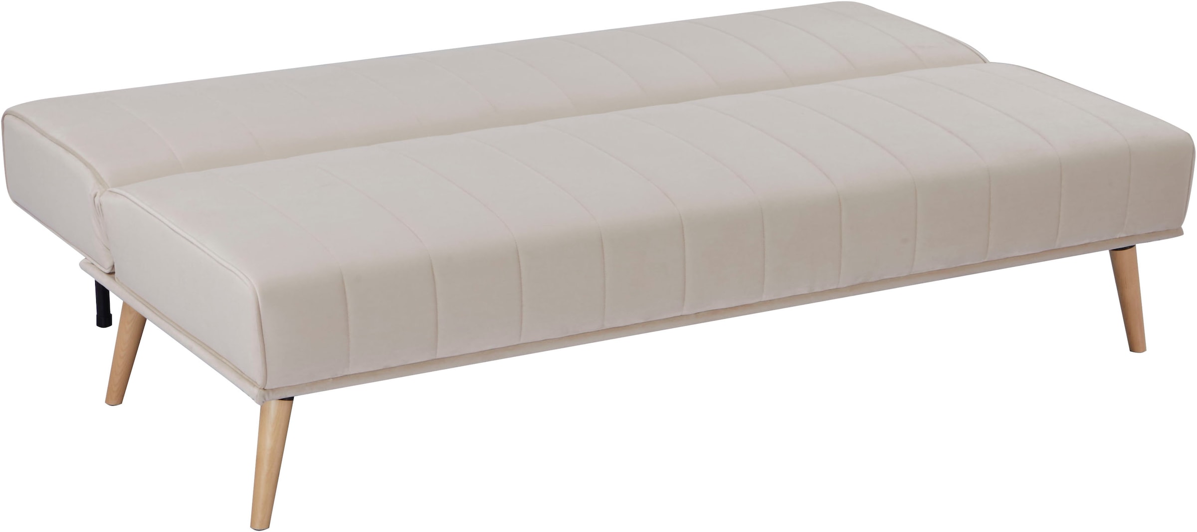 INOSIGN Schlafsofa »LUMINARA Gästesofa, Bettsofa, Couch mit Schlaffunktion, Loungesofa«, durch verstellbare Rückenlehne u. Bettfunktion, Webstoff-Bezug