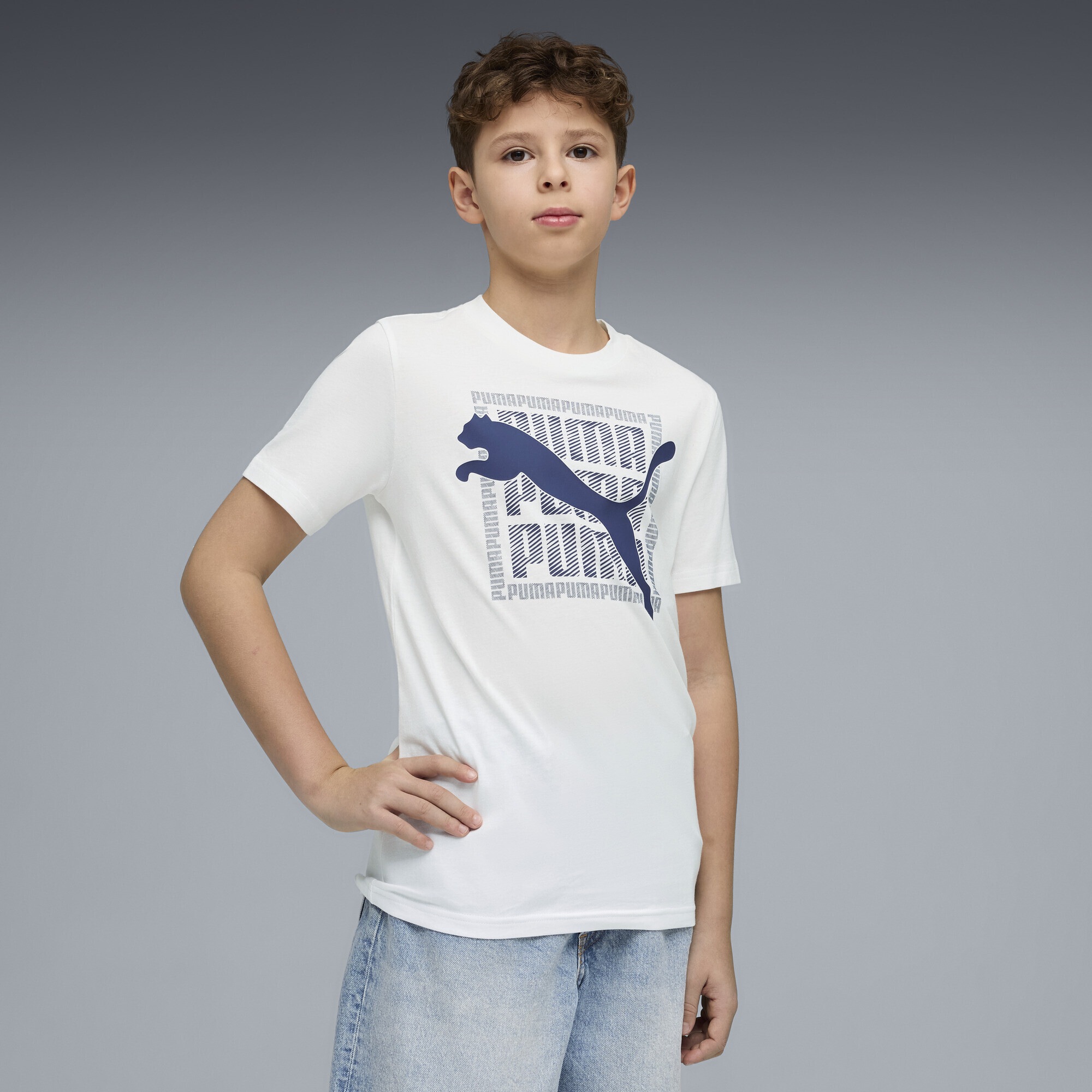 PUMA T-Shirt »Graphic Cat T-Shirt Jungen«