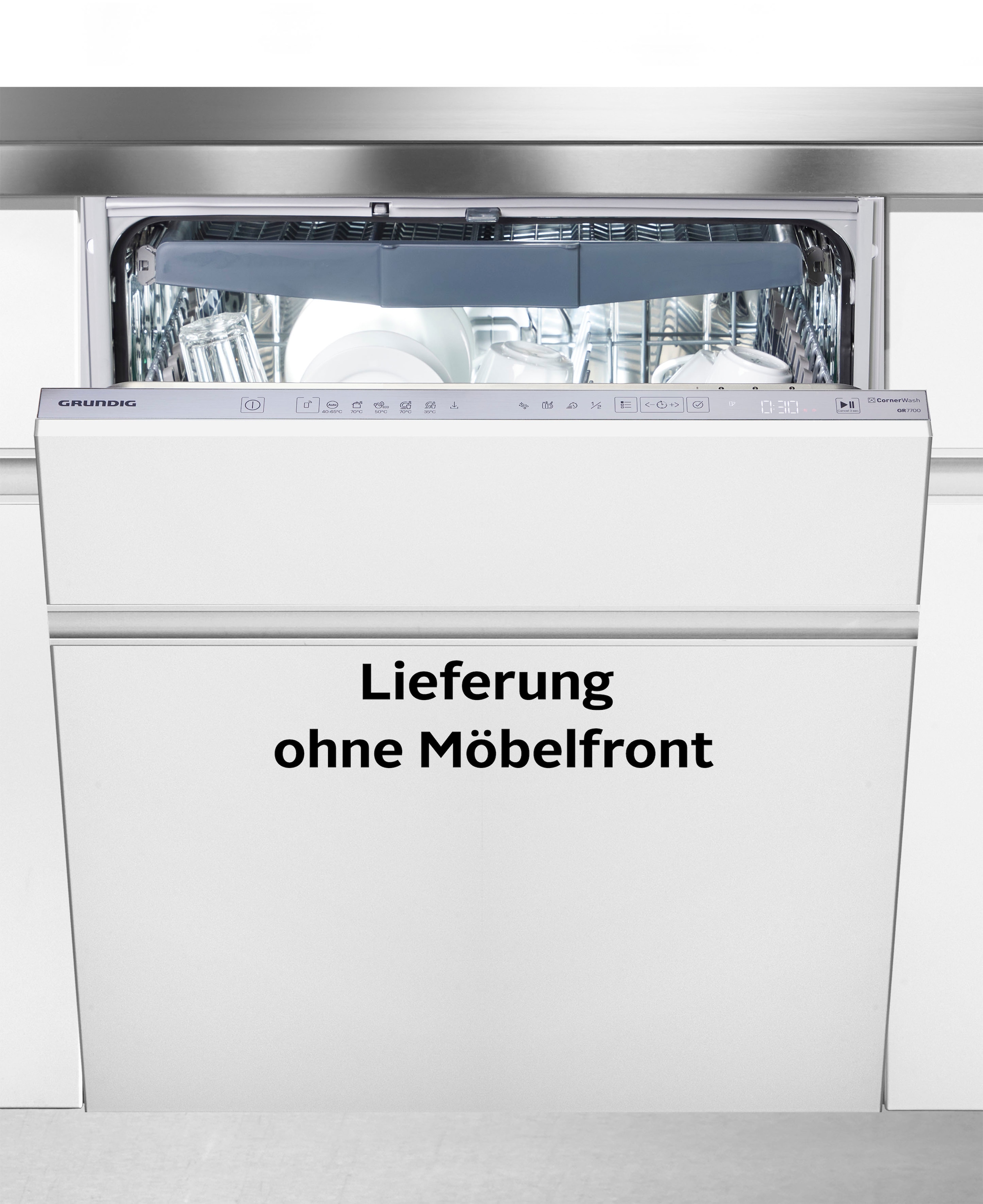 Grundig vollintegrierbarer Geschirrspüler "GNVP4432PW" 9,9 l 14 Maßgedecke günstig online kaufen