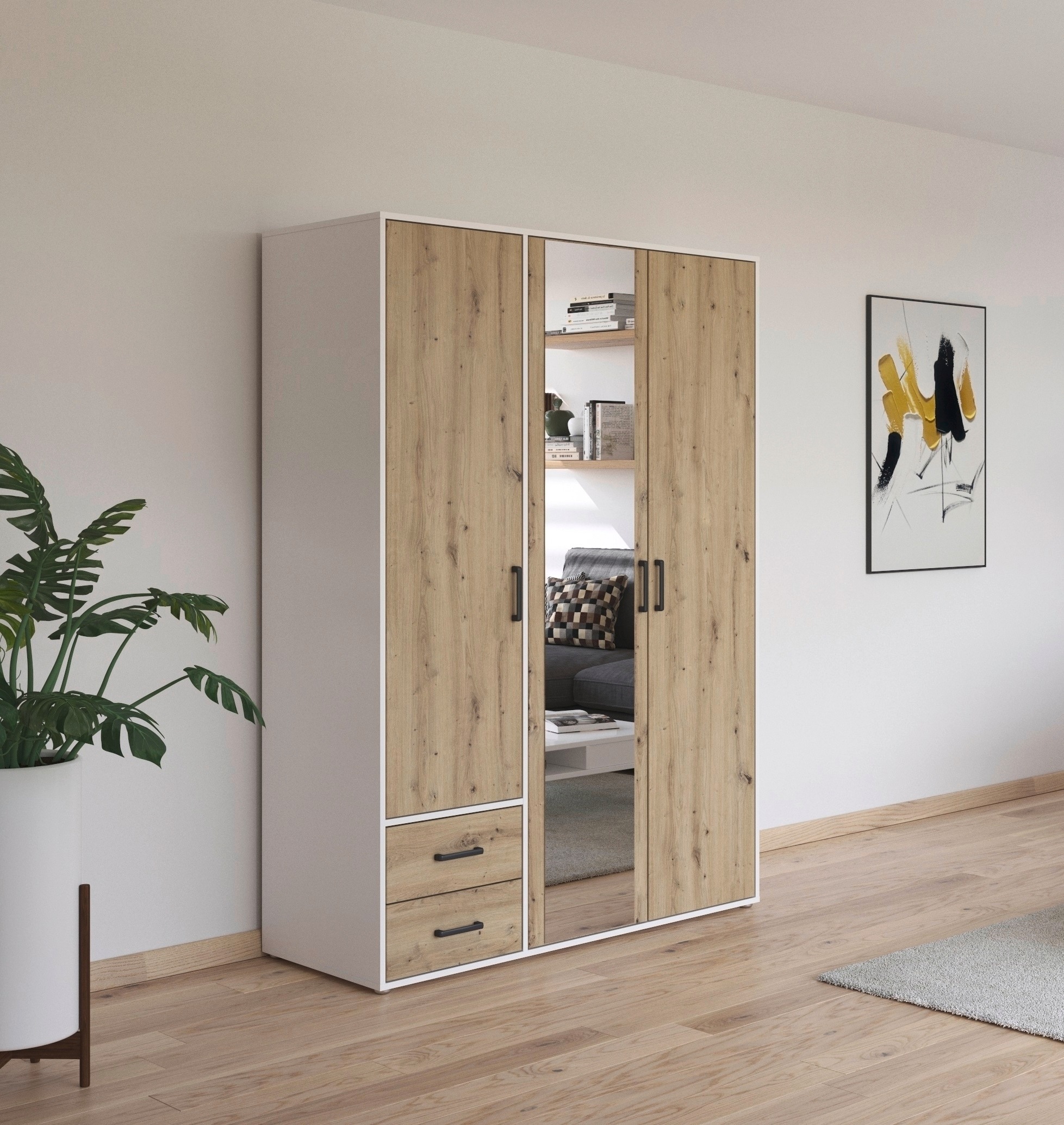 rauch Drehtürenschrank "Kleiderschrank Schrank Garderobe Wäscheschrank VOYA günstig online kaufen