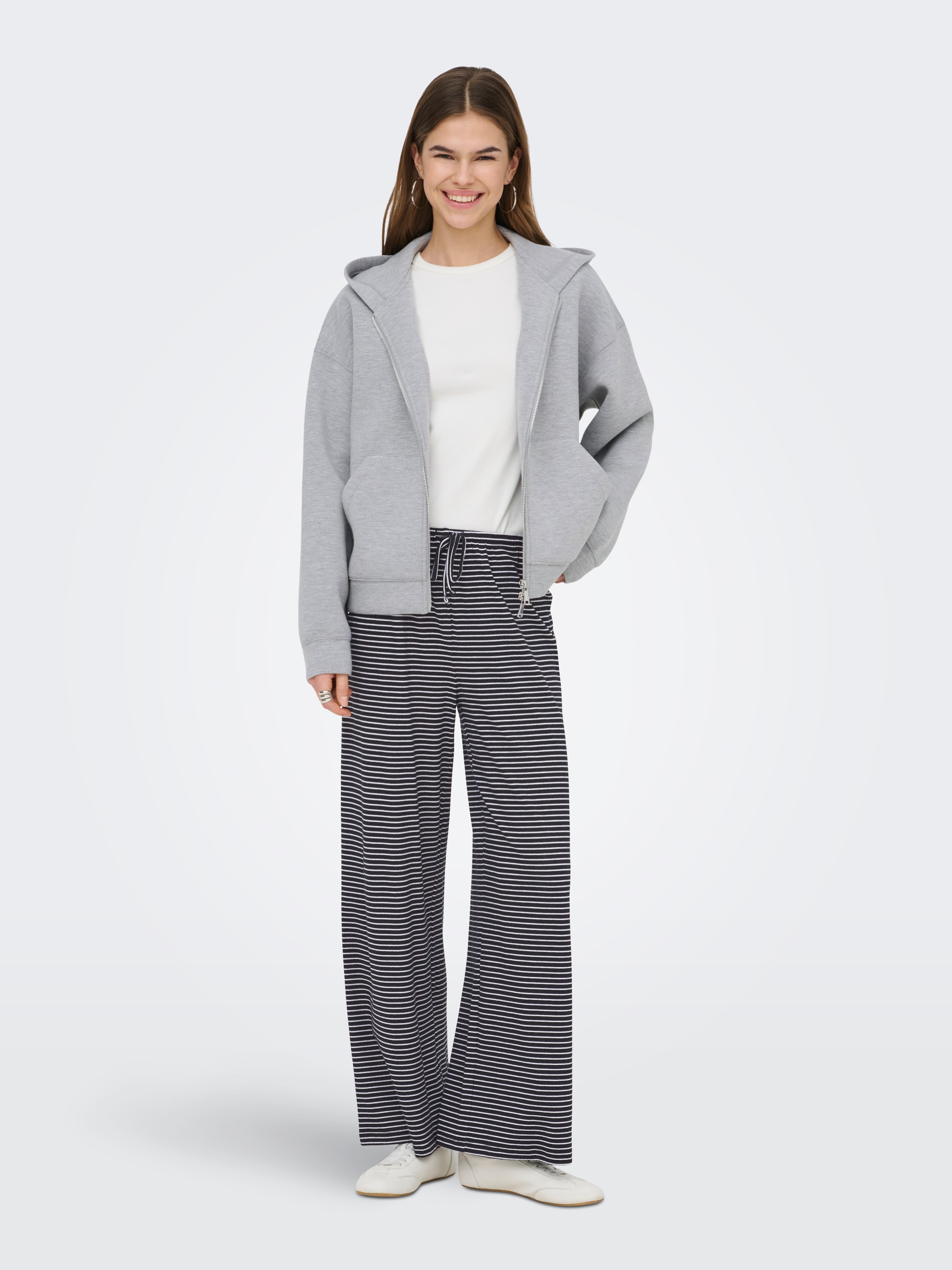 ONLY Schlupfhose »ONLSAGA LOOSE PANT JRS NOOS«  Baumwollmischung, loose fit