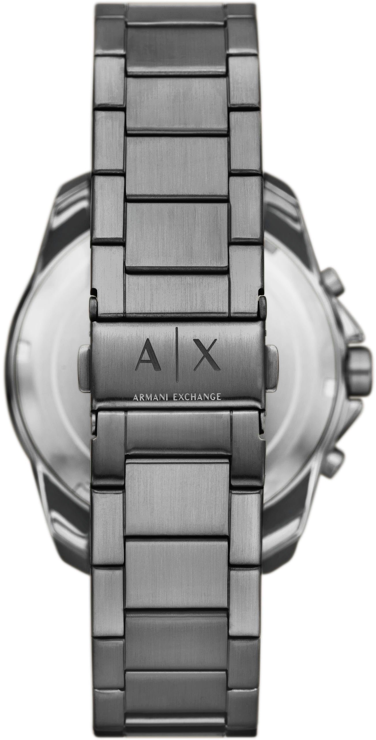 ARMANI EXCHANGE Chronograph, Quarzuhr, Armbanduhr, Herrenuhr, Edelstahlarmband, analog, Tag