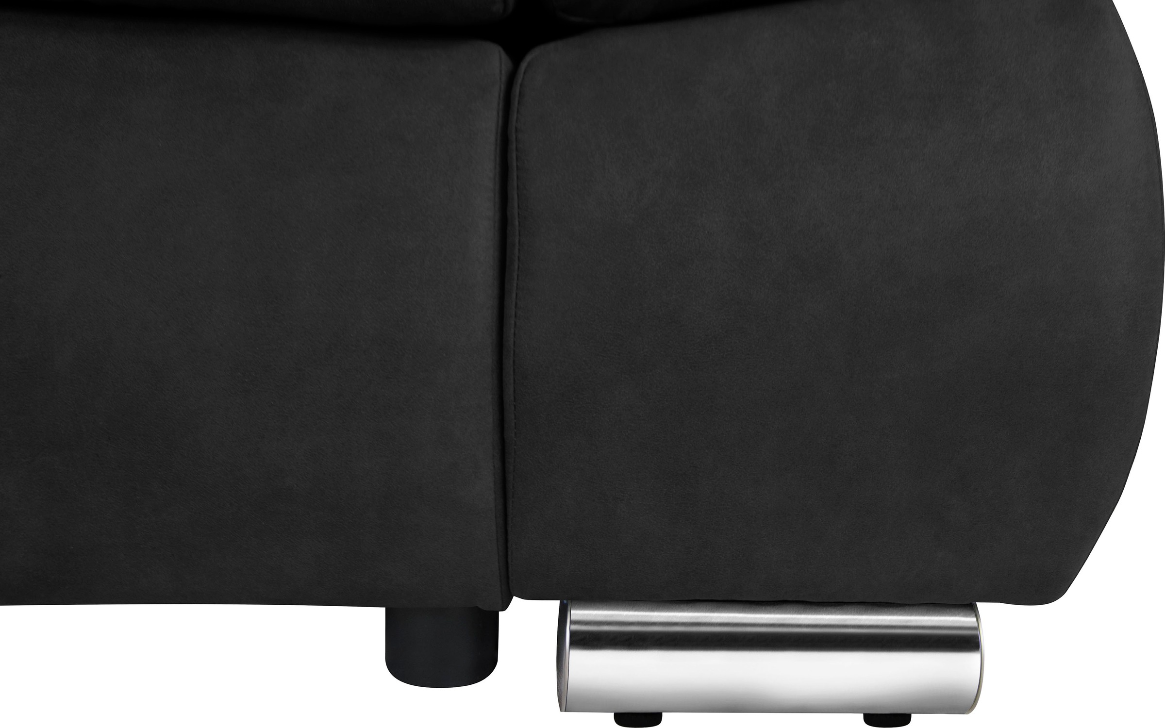 Home affaire Ecksofa »Acra L-Form« mit Bettfunktion und Bettkasten, in Mattenoptik