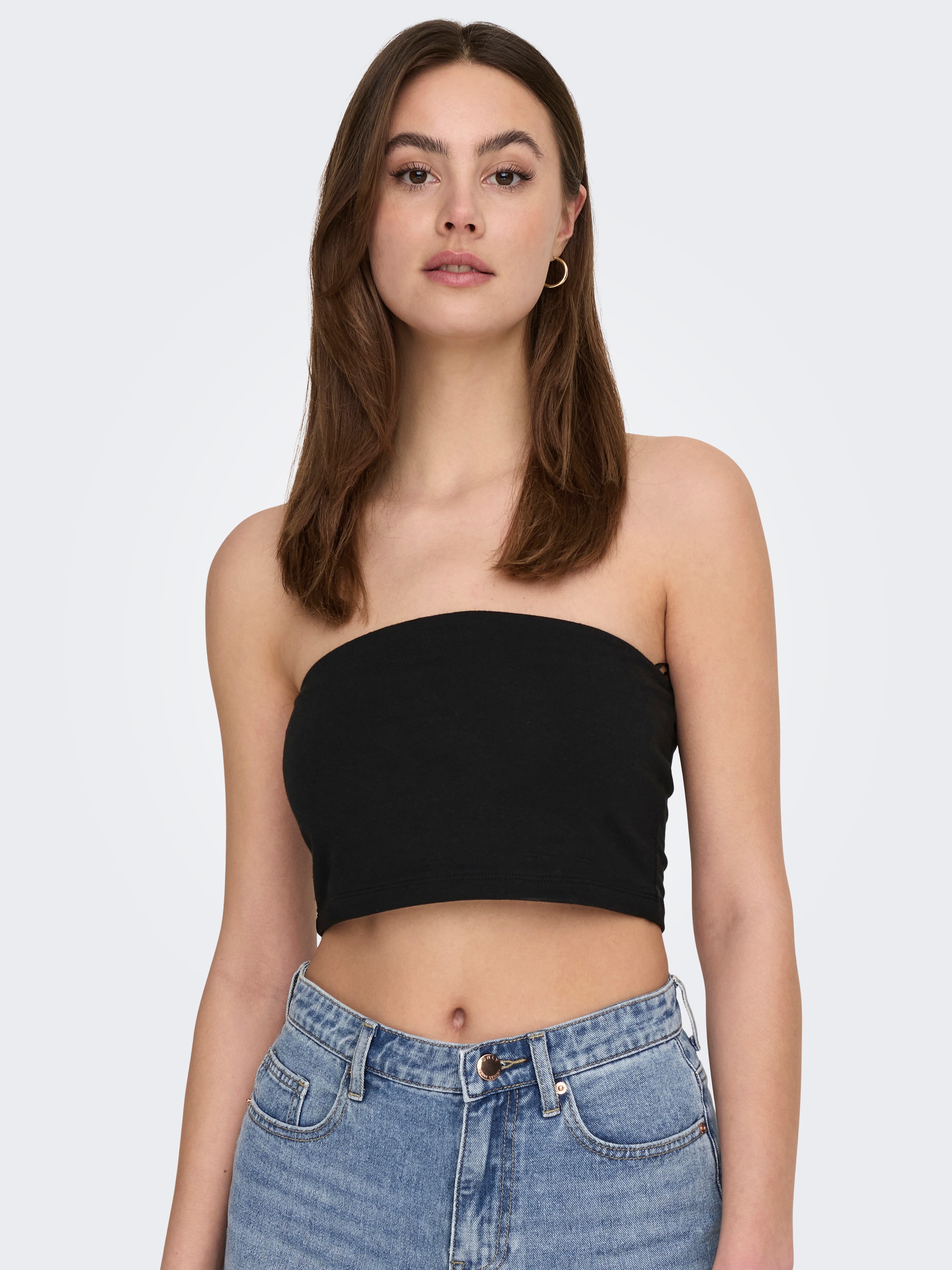 ONLY Crop-Top »ONLLIVE LOVE TUBE 2PACK CROP TOP JRS«, (Packung, 2 tlg.)