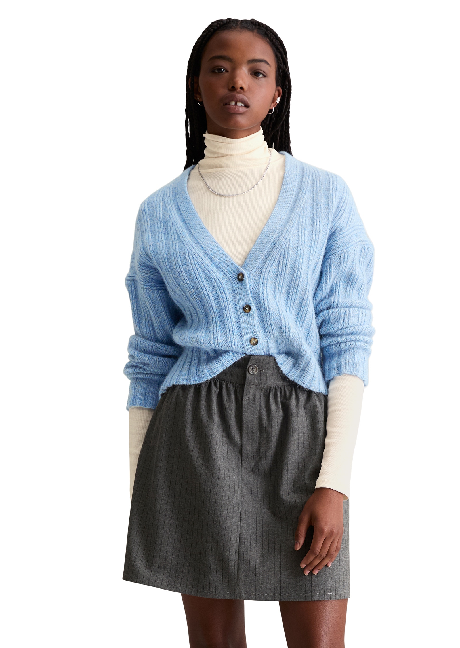 Marc OPolo DENIM Cardigan "aus edlem Wolle-Alpakawolle-Mix" günstig online kaufen