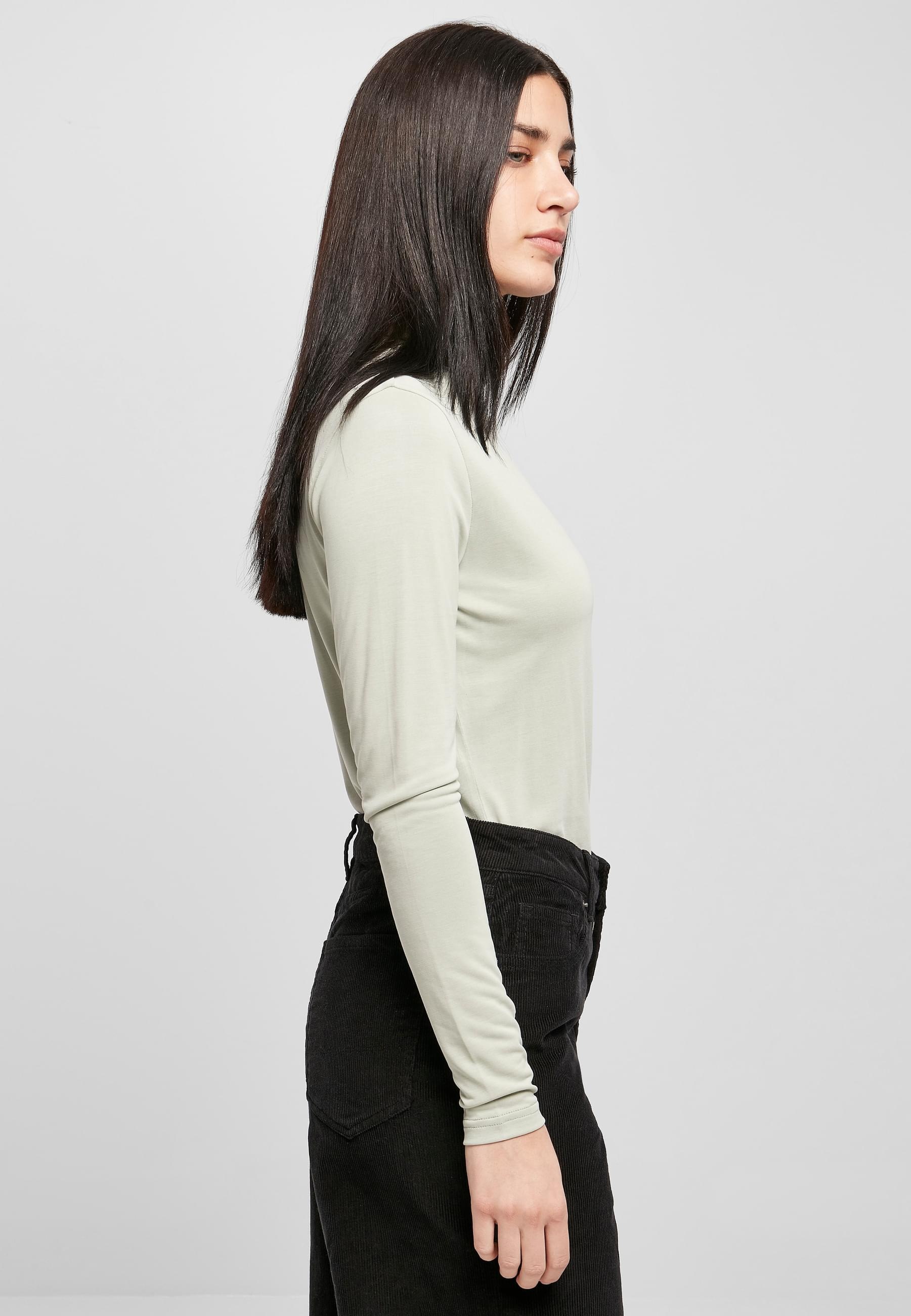 URBAN CLASSICS Langarmshirt »Urban Classics Damen Ladies Modal Turtleneck Longsleeve«, (1 tlg.)