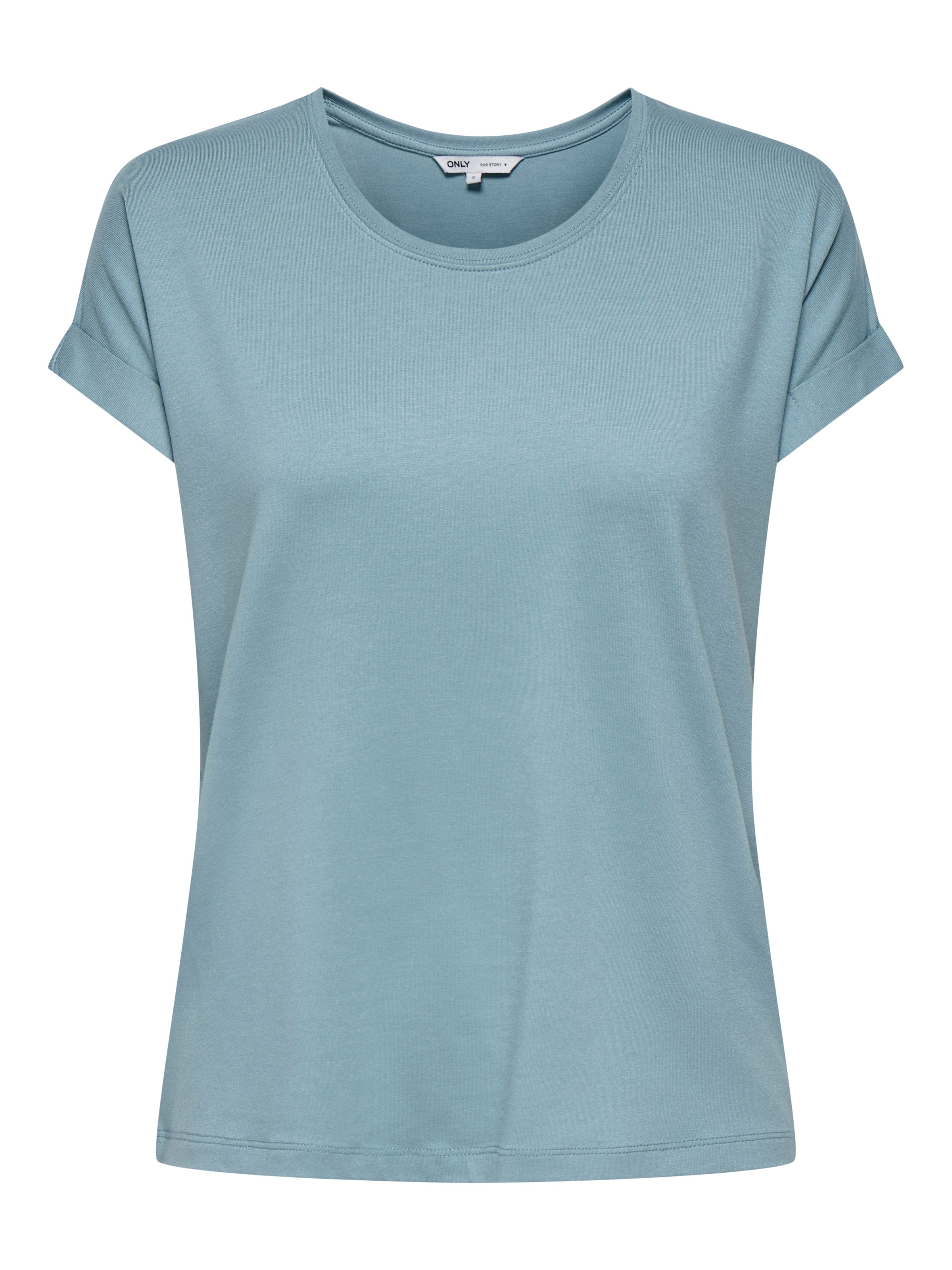 ONLY T-Shirt "ONLMOSTER S/S O-NECK TOP NOOS JRS", mit Aufschlag am Arm günstig online kaufen