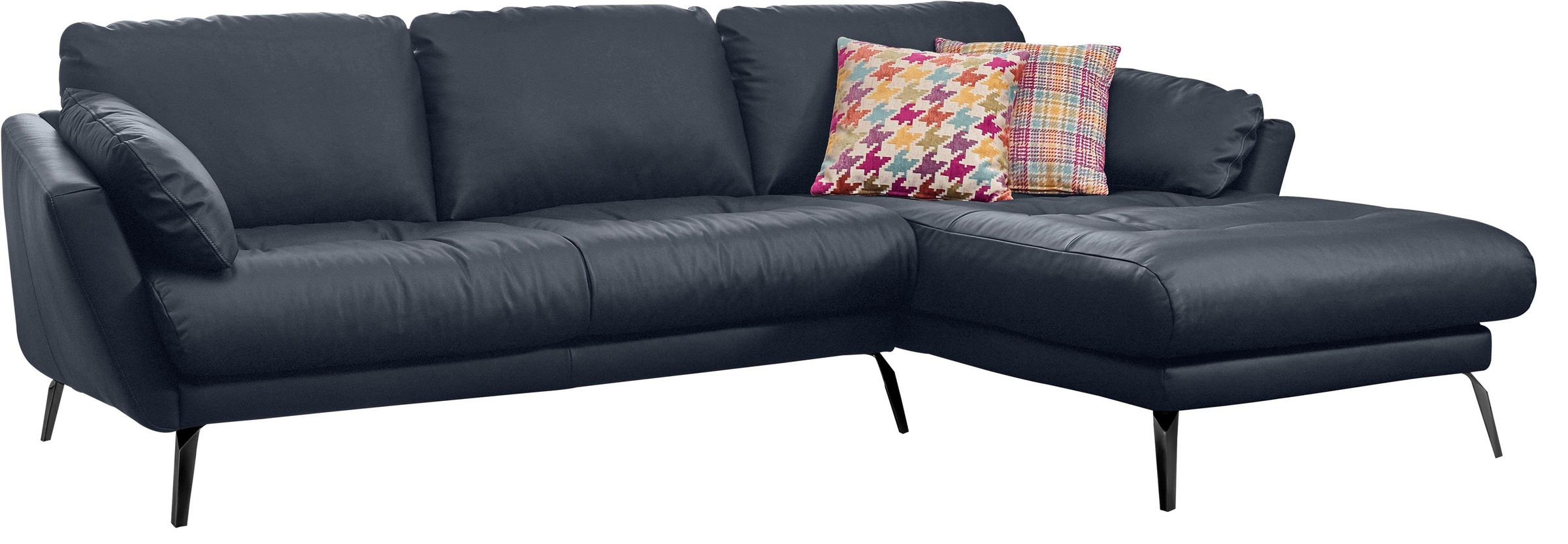 W.SCHILLIG Ecksofa "softy, toller Sitzkomfort, L-Form", mit dekorativer Hef günstig online kaufen
