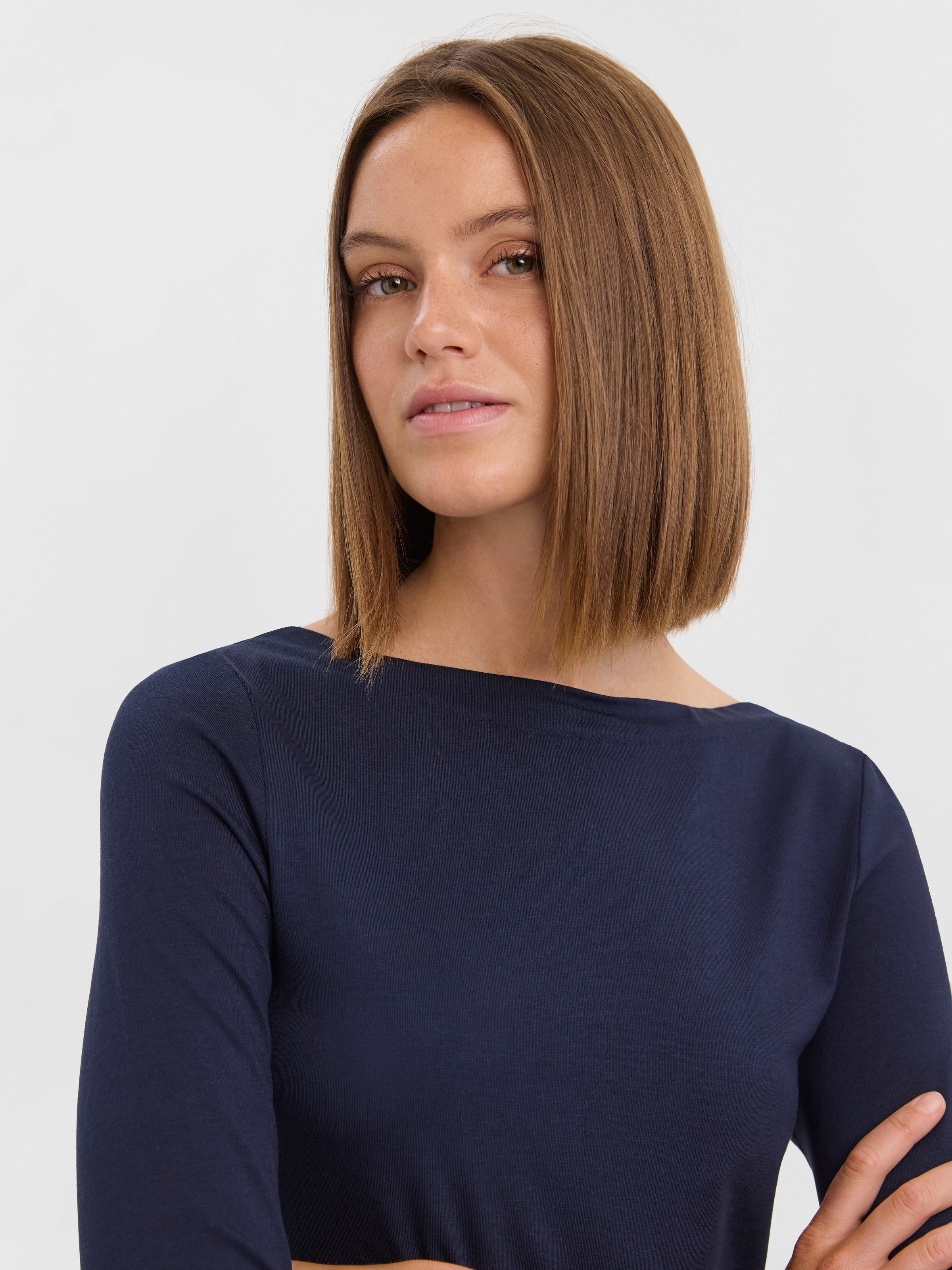 Vero Moda 3/4-Arm-Shirt "VMPANDA MODAL 3/4 TOP JRS NOOS" günstig online kaufen