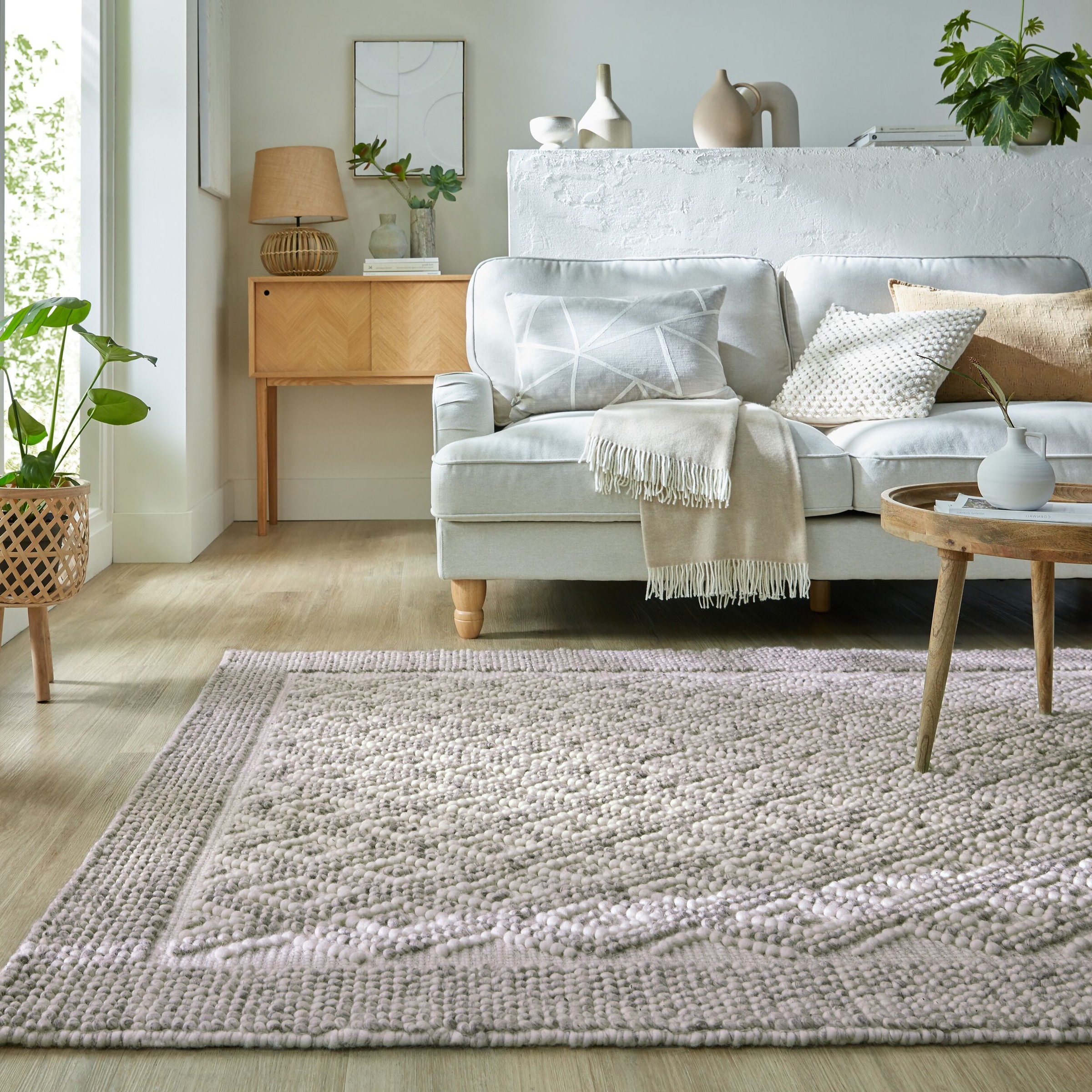 FLAIR RUGS Teppich "Minerals mit Diamantmuster" rechteckig 3 mm Höhe Minera günstig online kaufen