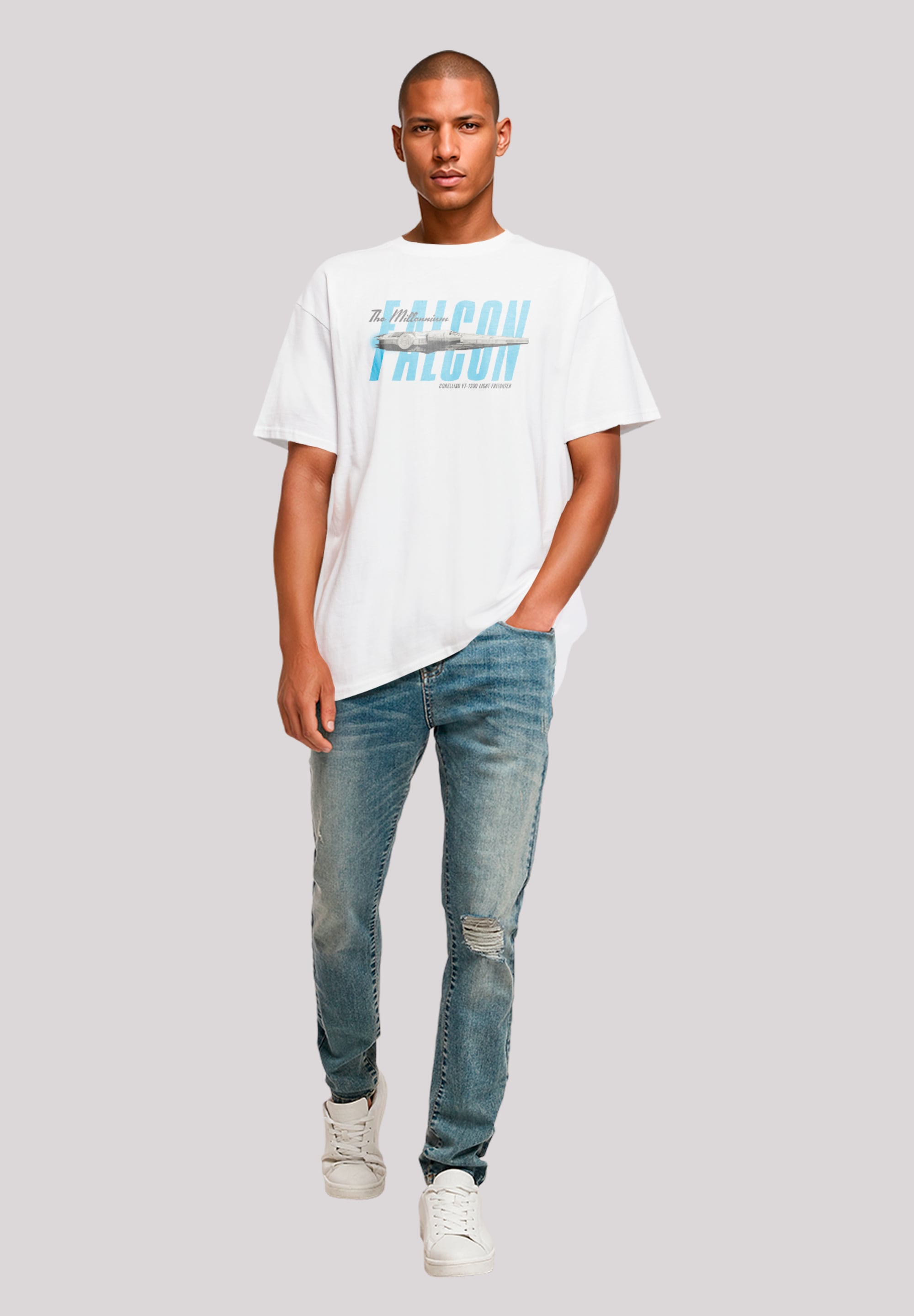 F4NT4STIC T-Shirt »Star Wars Millenium Falke«, Premium Qualität