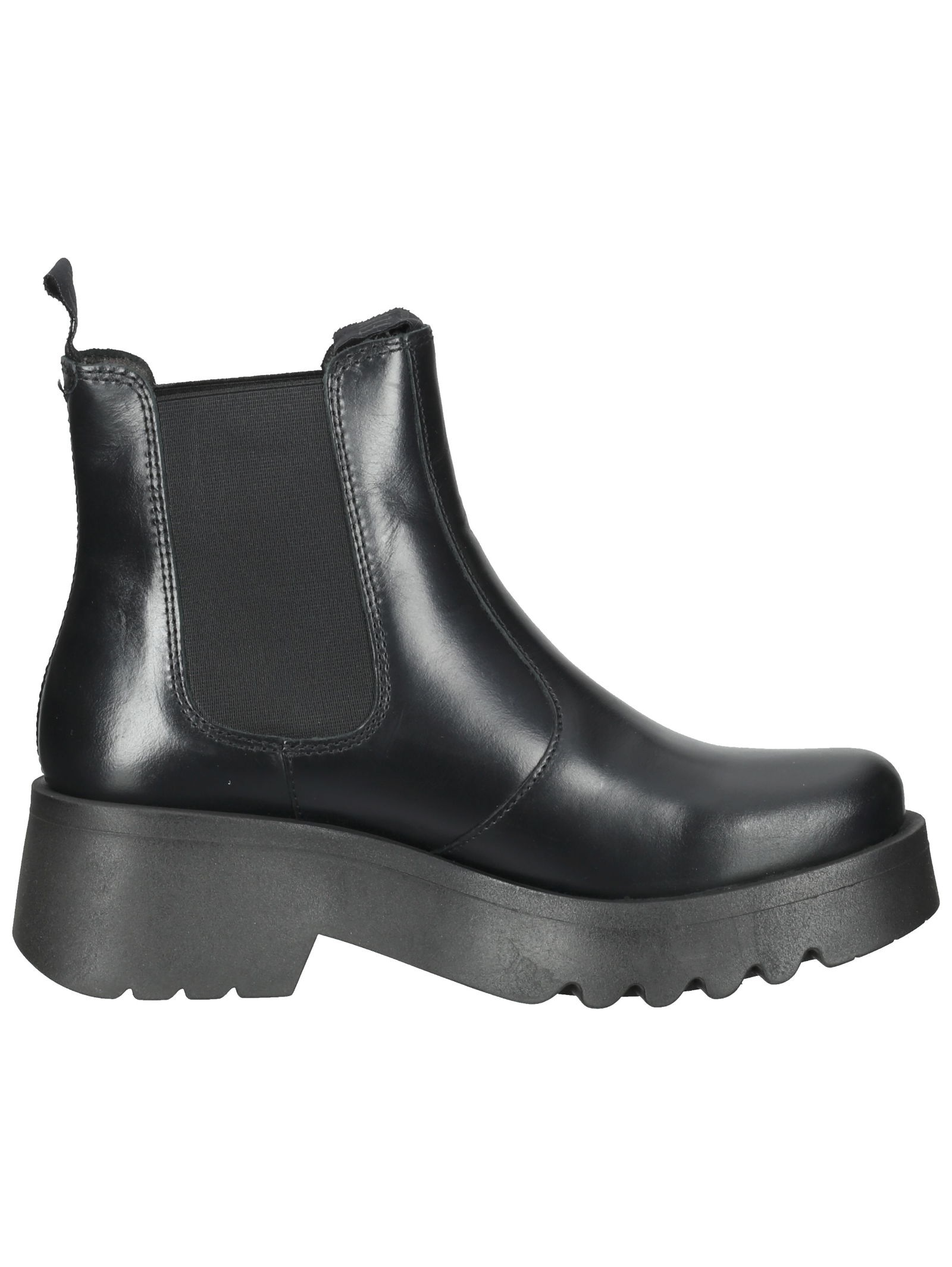 Stiefelette FLY LONDON "Fly London Stiefelette Leder", Damen, Gr. 41, schwarz, Leder, Schuhe Stiefelette 3