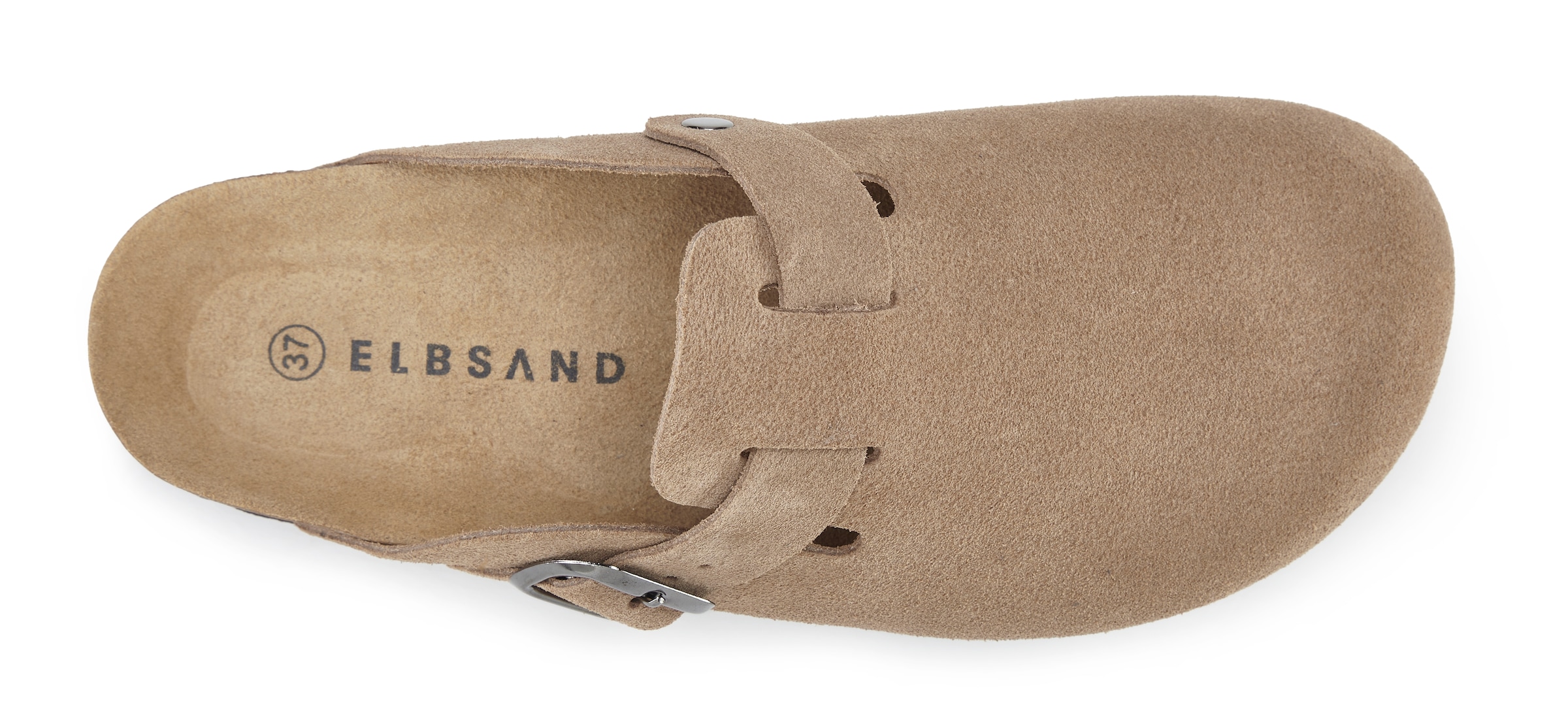 Elbsand Pantolette »Sandale, Mule, Sommerschuh, Lederpantolette«  NEU aus Leder mit weichem Korkfußbett