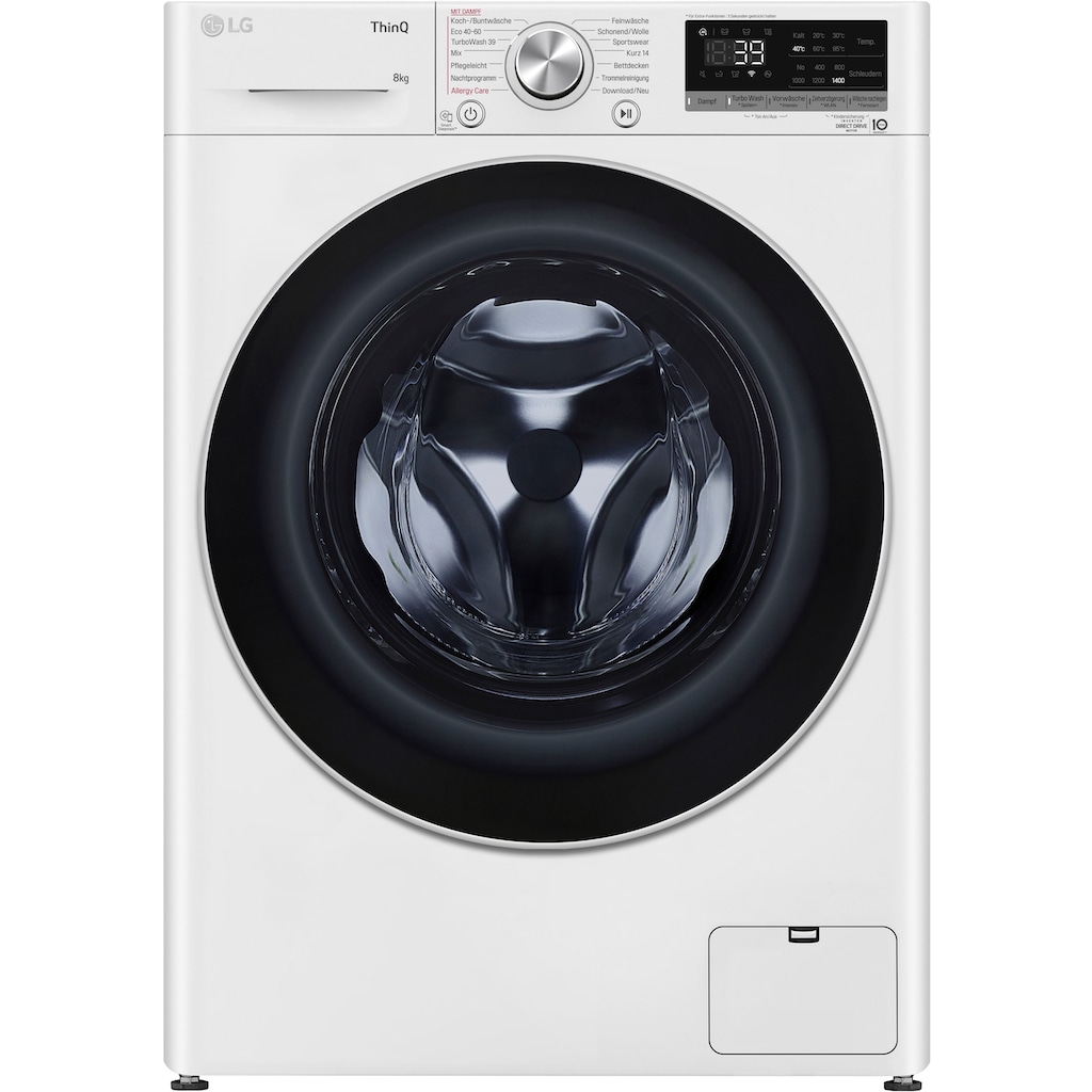 LG Waschmaschine »F4WV708P1E«, Serie 7, F4WV708P1E, 8 kg, 1400 U/min