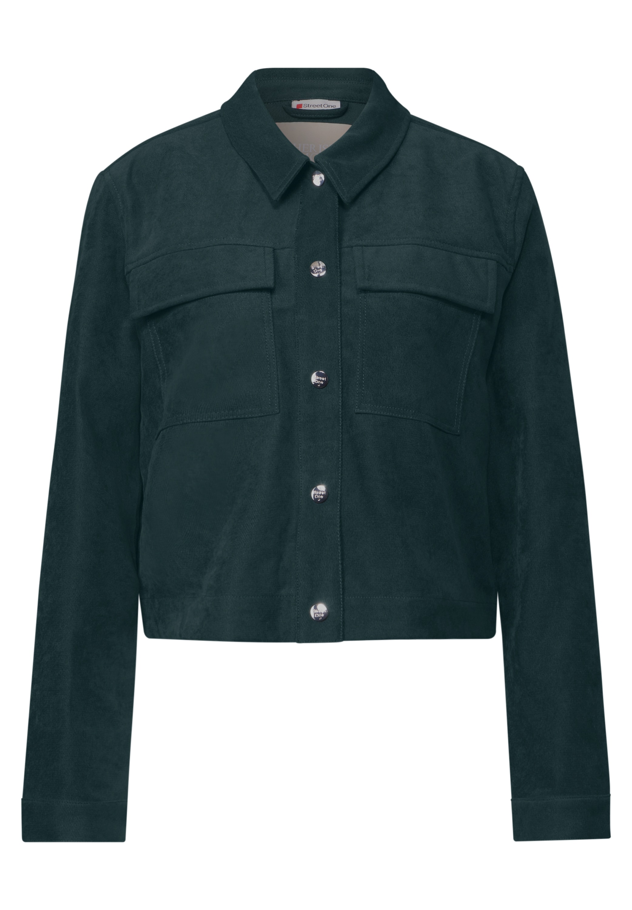 STREET ONE Kurzjacke, ohne Kapuze, mit Brusttaschen