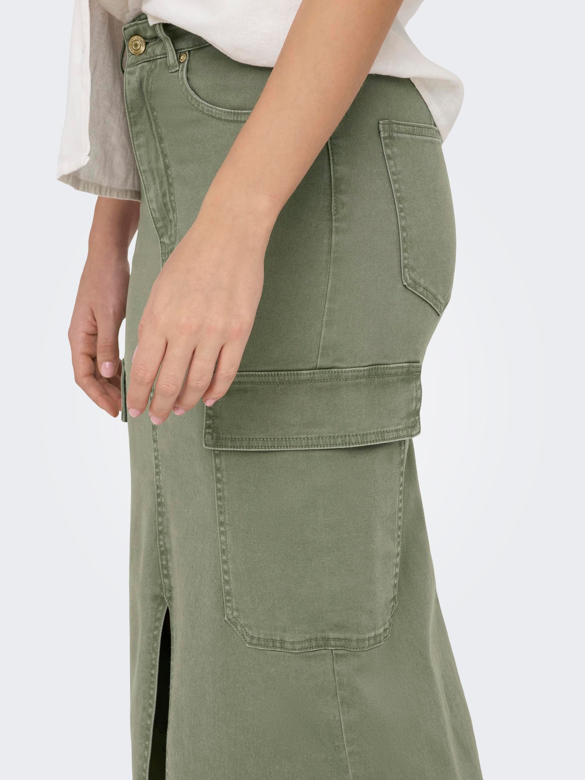 ONLY Cargorock ONLLOLA HW CARGO LONG SLIT SKIR PNT NOOS günstig online kaufen