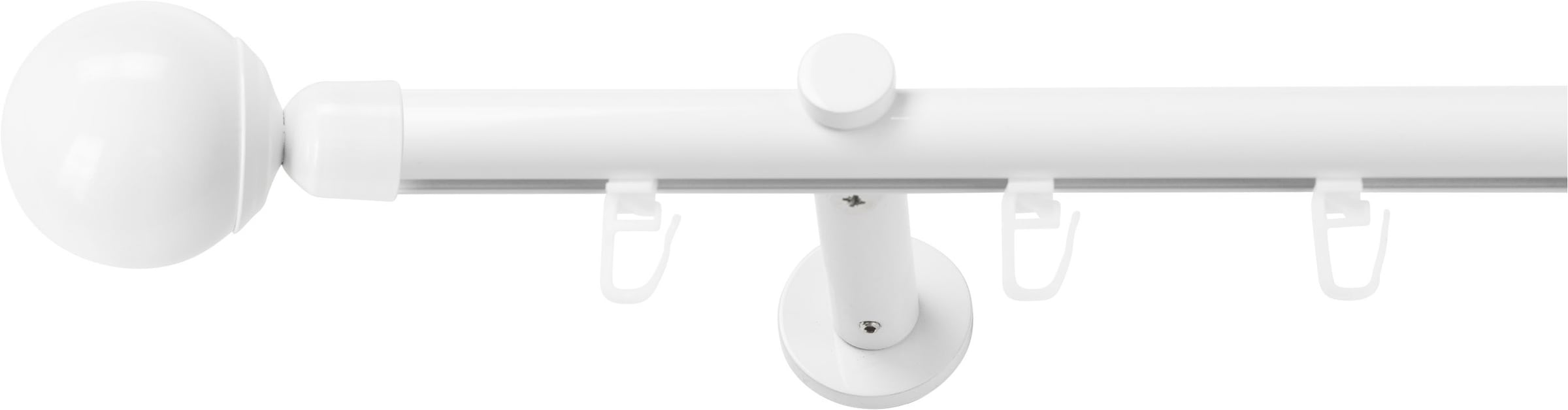 SN DECO GROUP Gardinenstange Ø 19 mm 1 läufig-läufig Fixmaß;kürzbar