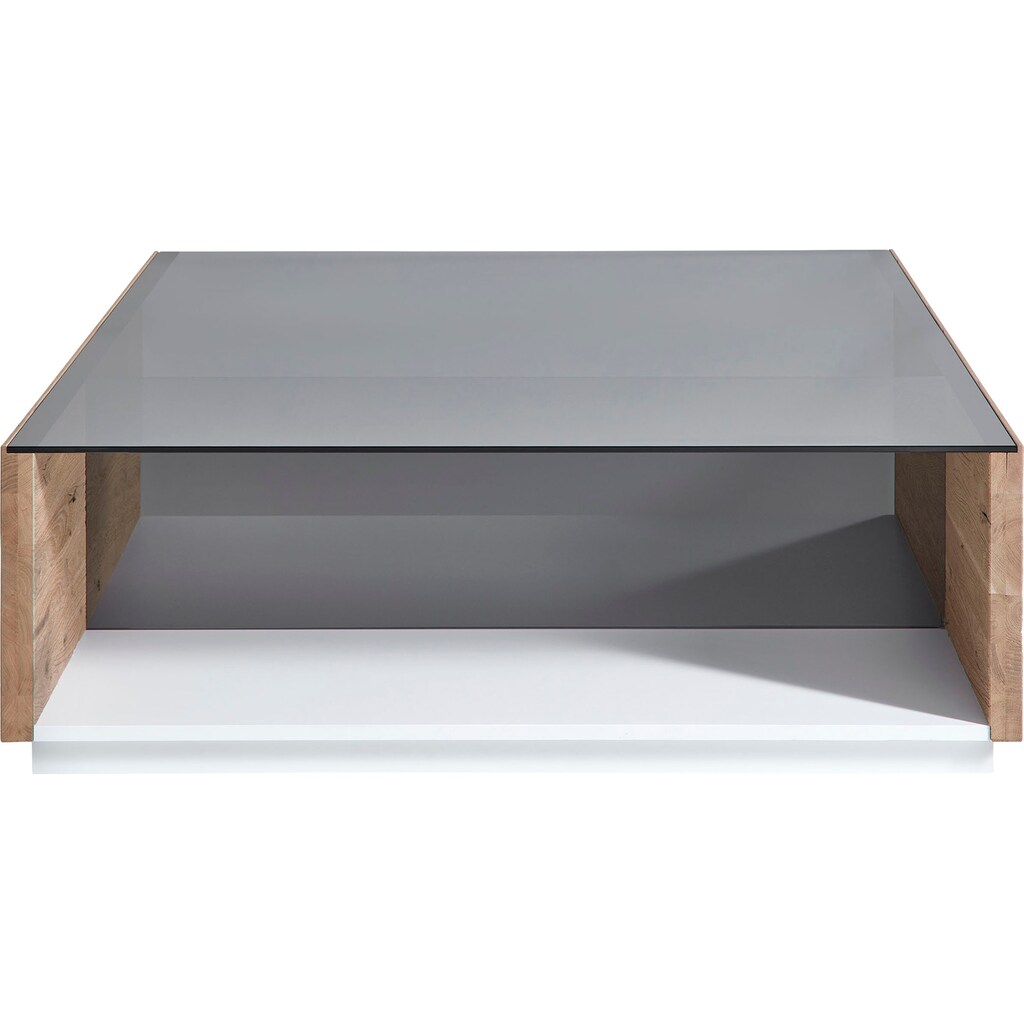 machalke® Couchtisch »Siena«, (1 St.), Couchformen (quadratisch oder rechteckig), Platte aus Persolglas