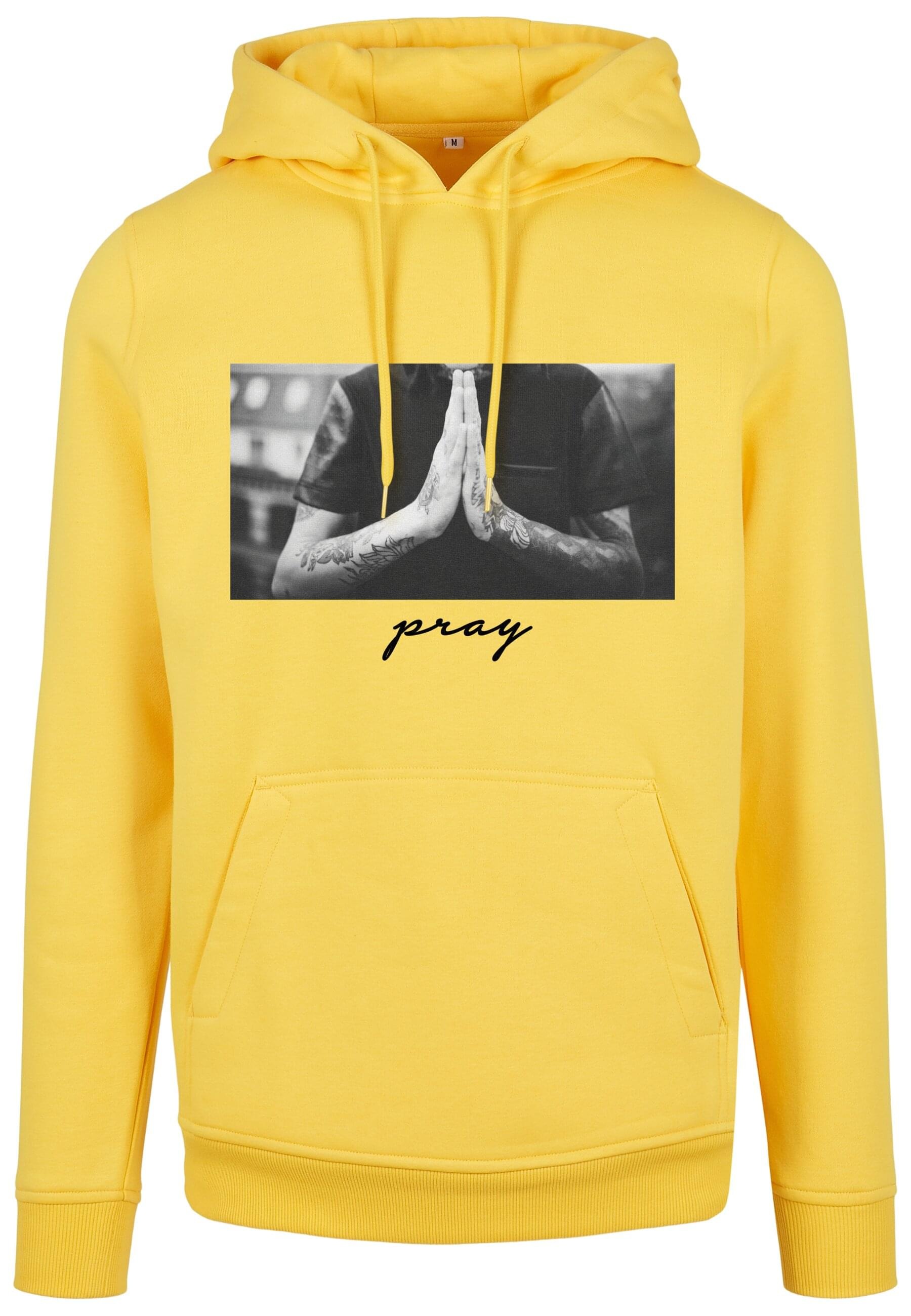 MisterTee Sweatshirt »MisterTee Herren Pray Hoody«, (1 tlg.)