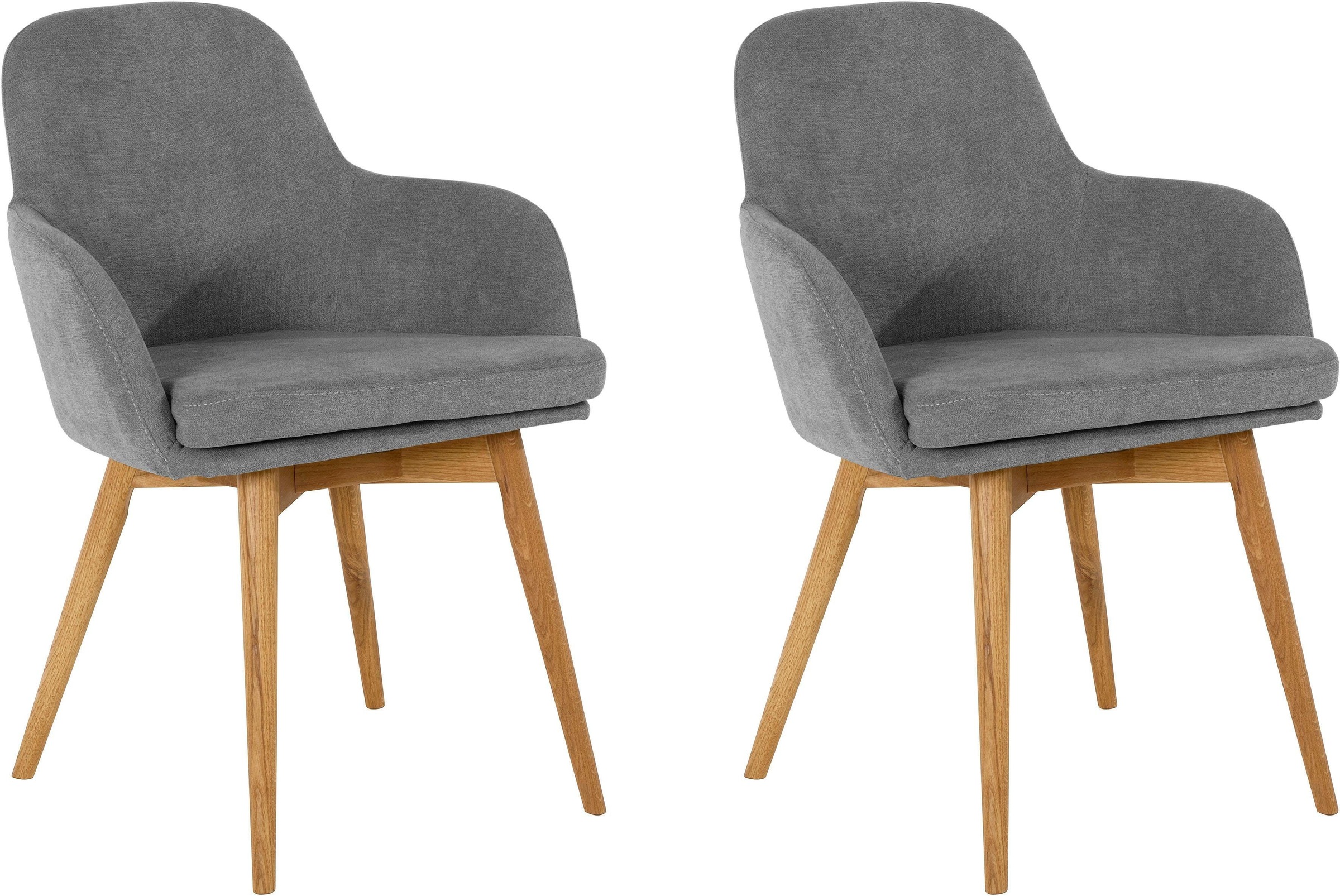 OTTO home Armlehnstuhl "Livry" (Set) 2 Stk.Polsterstuhl, Schalenstuhl günstig online kaufen