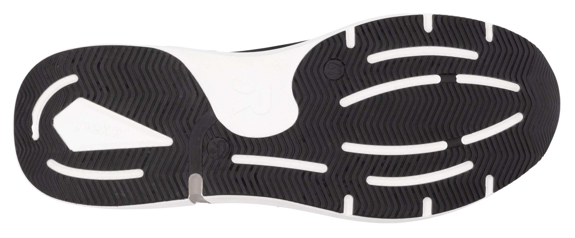 RIEKER Sport Slip-On Sneaker, Freizeitschuh, Halbschuh, Schlupfschuh mit elastischem Einstieg