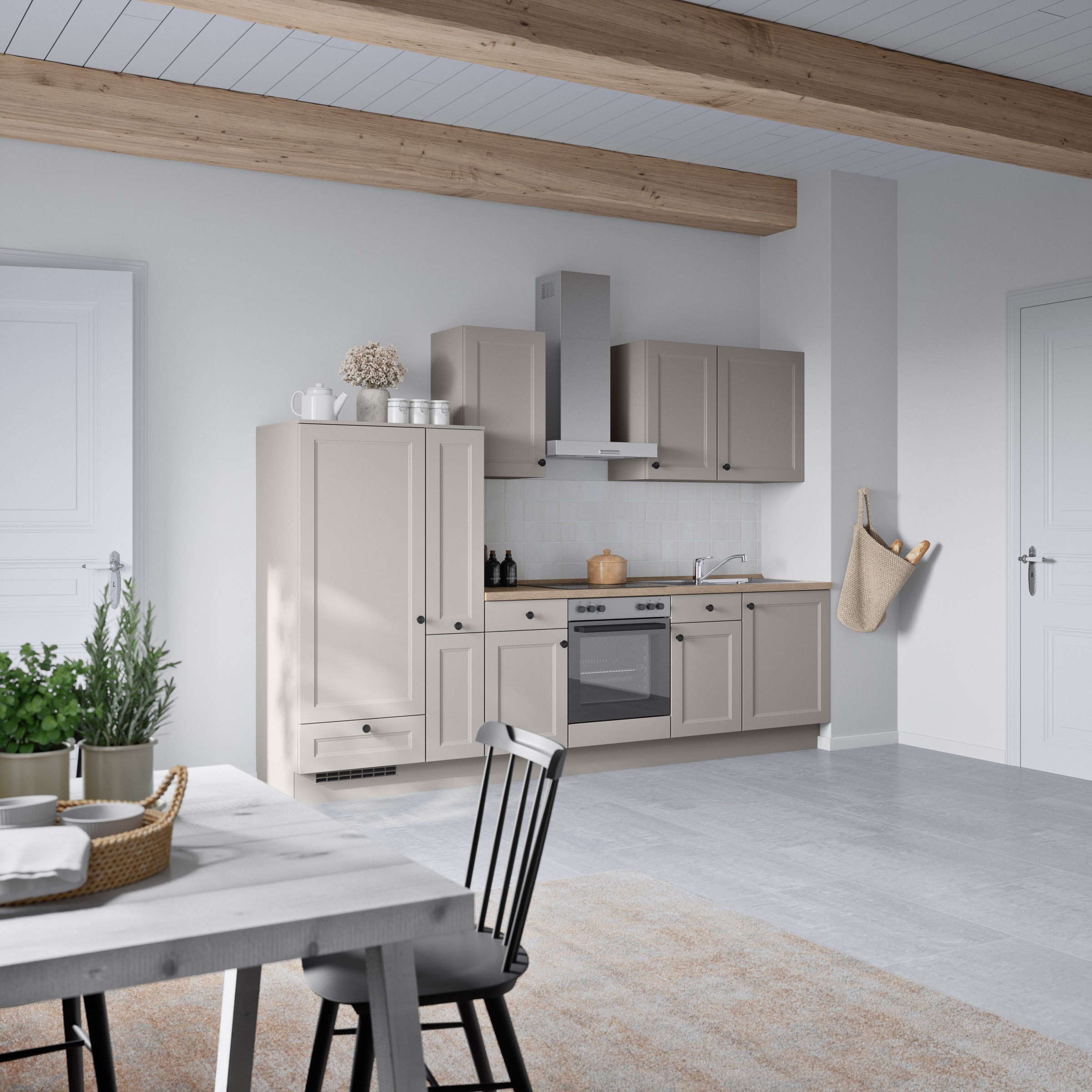 nobilia® Küchenzeile »"Cascada I"«, vormontiert, Ausrichtung wählbar, Breite 300 cm, wahlw. mit E-Geräten