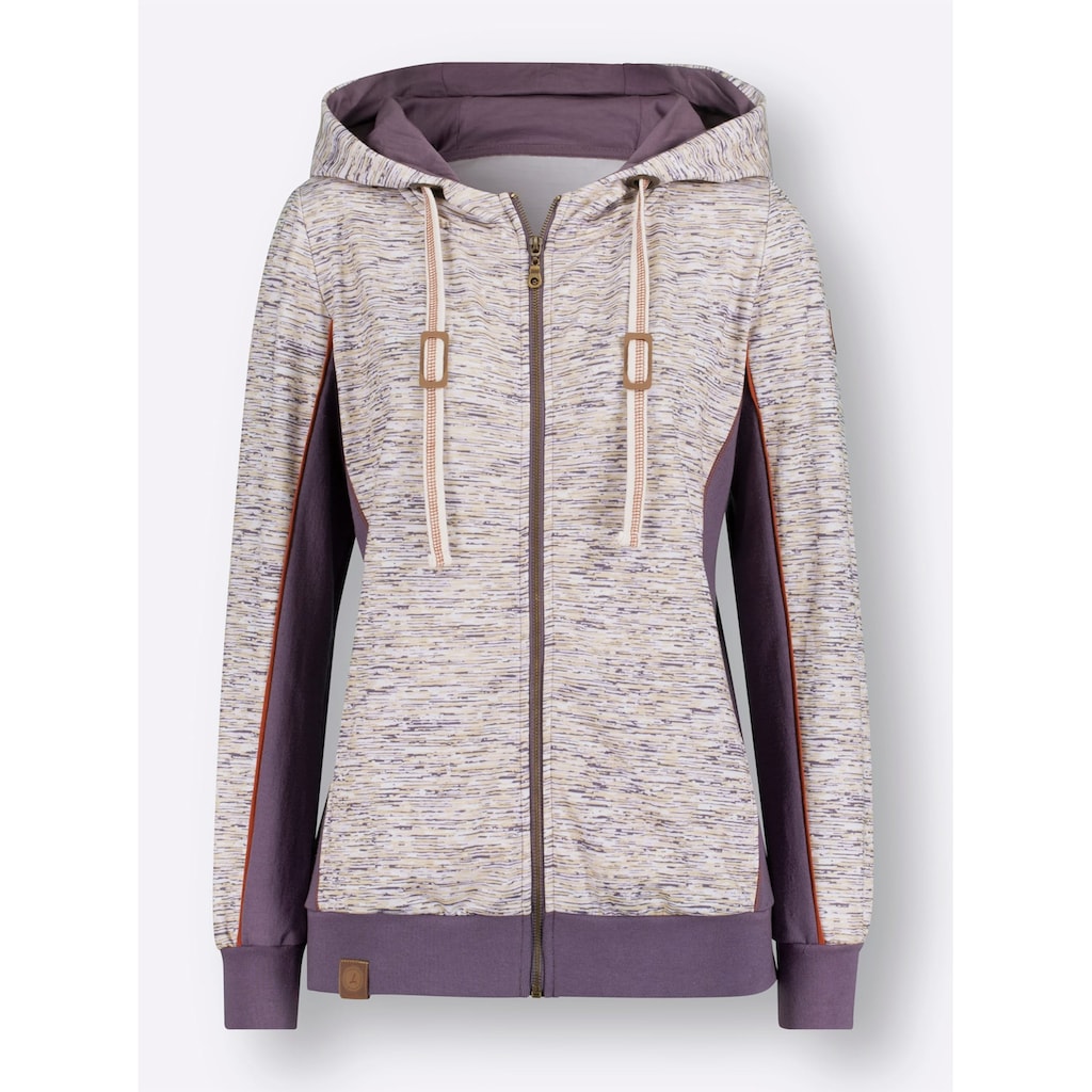 Casual Looks Shirtjacke »Sweatjacke«, (1 tlg.)