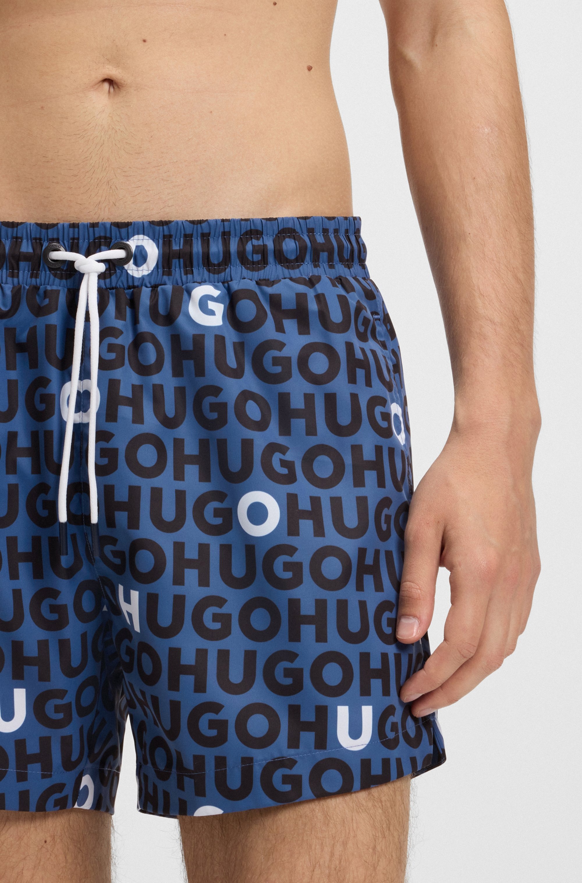 HUGO Underwear Badehose "TORTUGA", mit Allover-Logoschriftzug günstig online kaufen