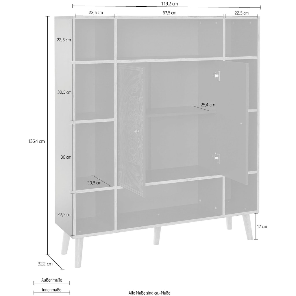 Leonique Highboard »Clivia«