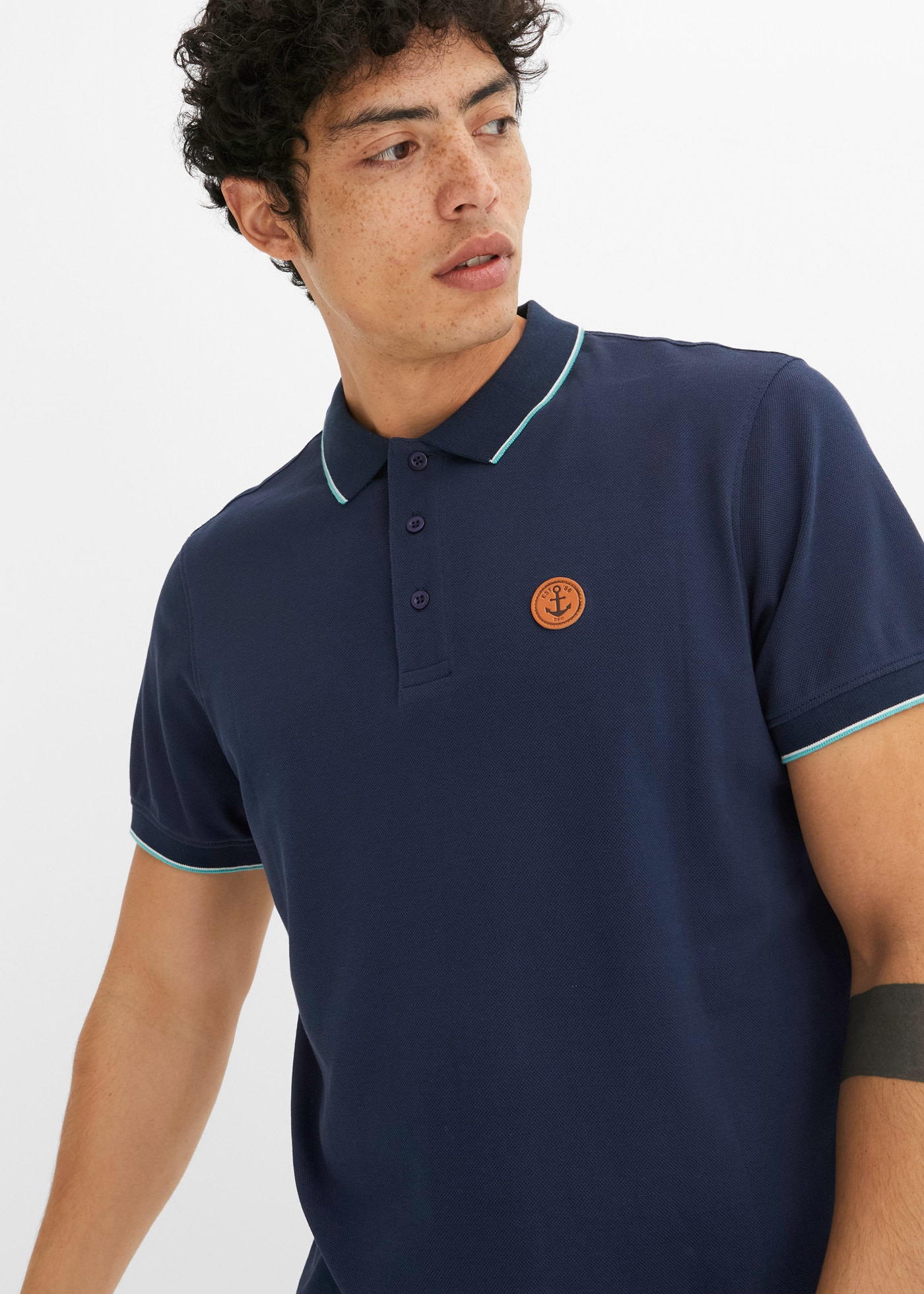 bonprix Poloshirt »Piqué-Poloshirt aus reiner Baumwolle«, Piqué-Poloshirt aus reiner Baumwolle
