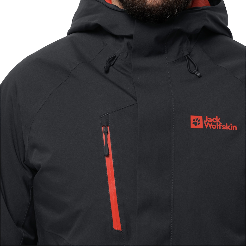 Jack Wolfskin Funktionsjacke »TROPOSPHERE INS JKT M«, mit Kapuze