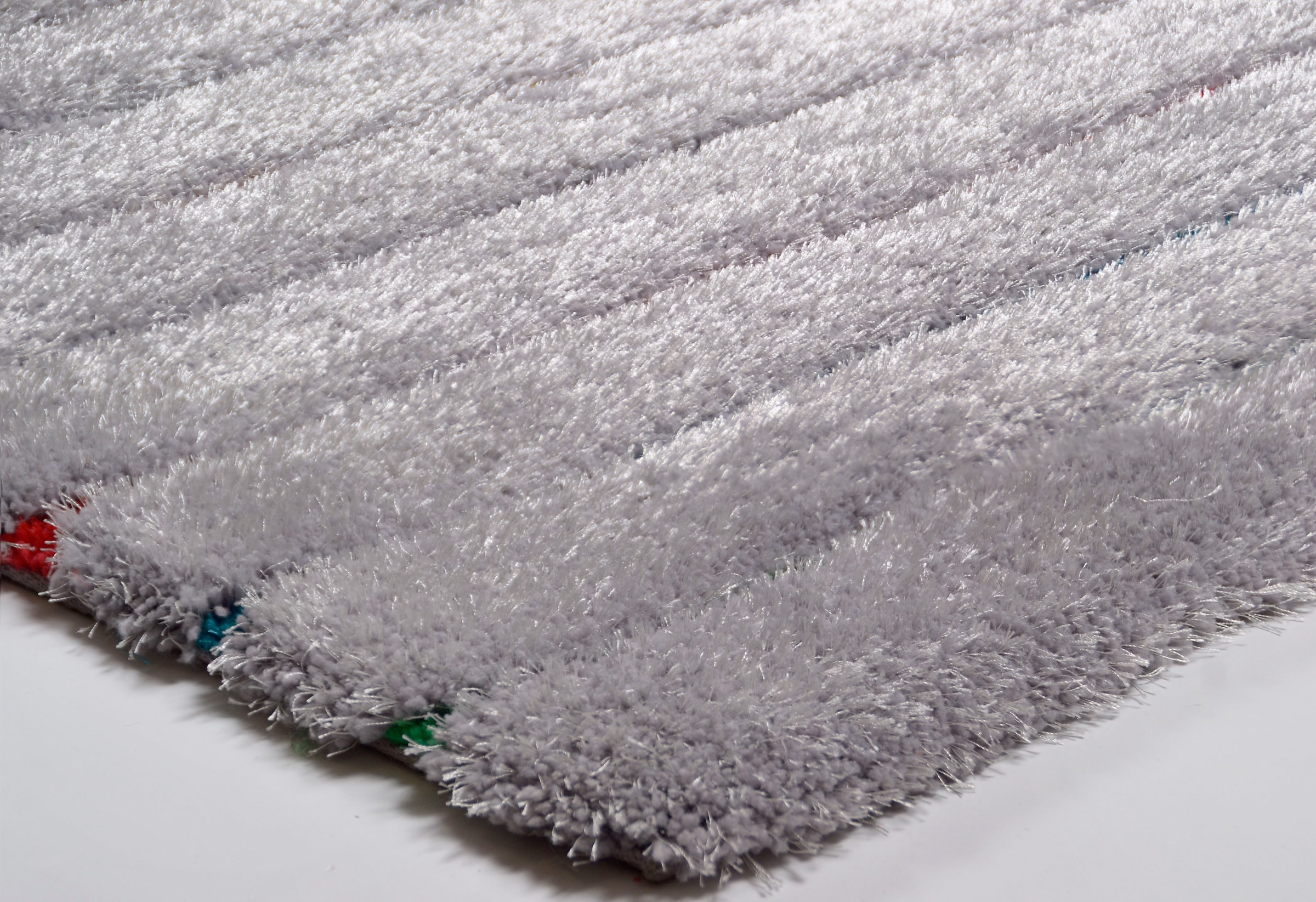 TOM TAILOR HOME Hochflor-Teppich »Soft Hidden Stripes«, rechteckig, 35 mm Höhe, super weich und flauschig, ideal im Wohnzimmer & Schlafzimmer