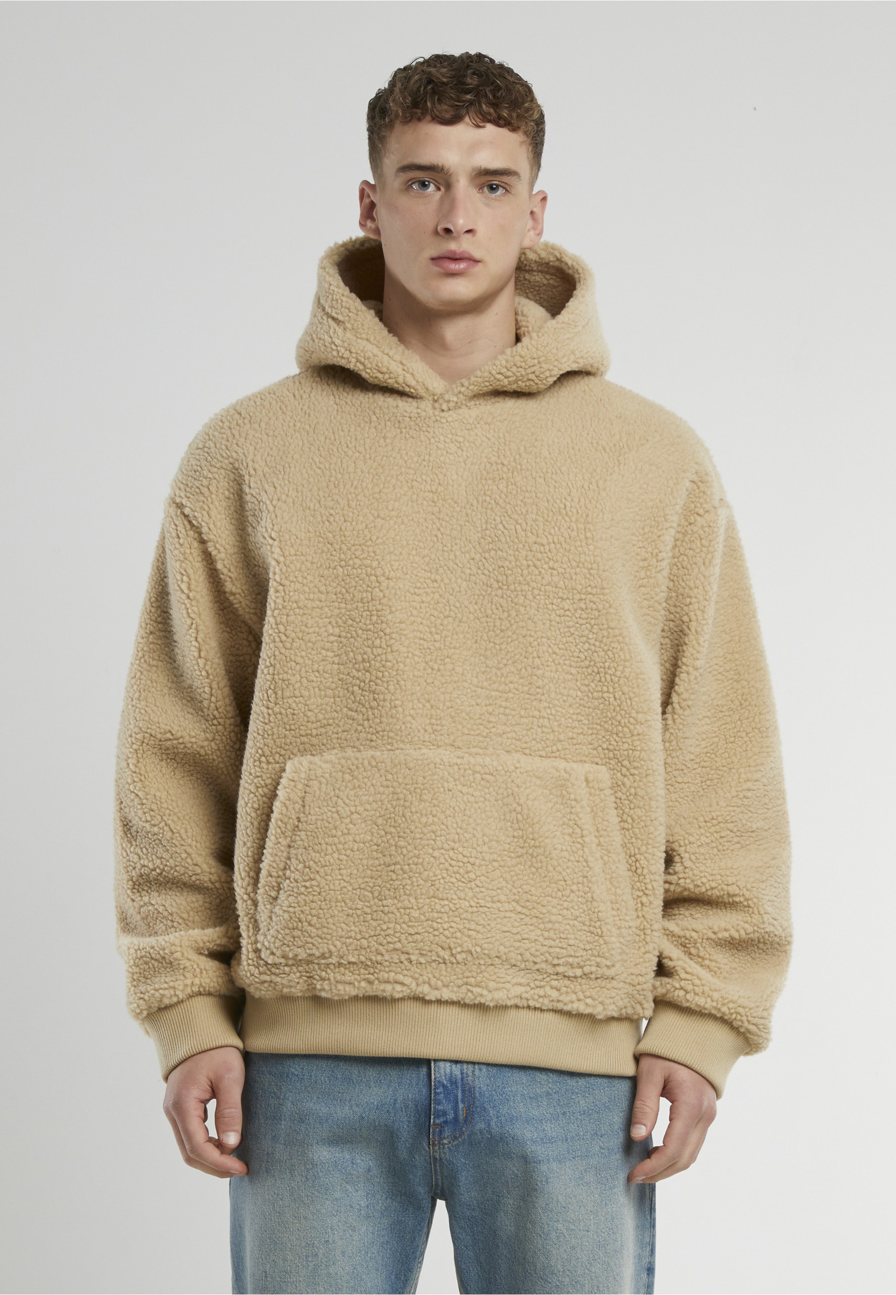 URBAN CLASSICS Kapuzenpullover »Urban Classics Oversized Teddy Hoody« 1 Stk.