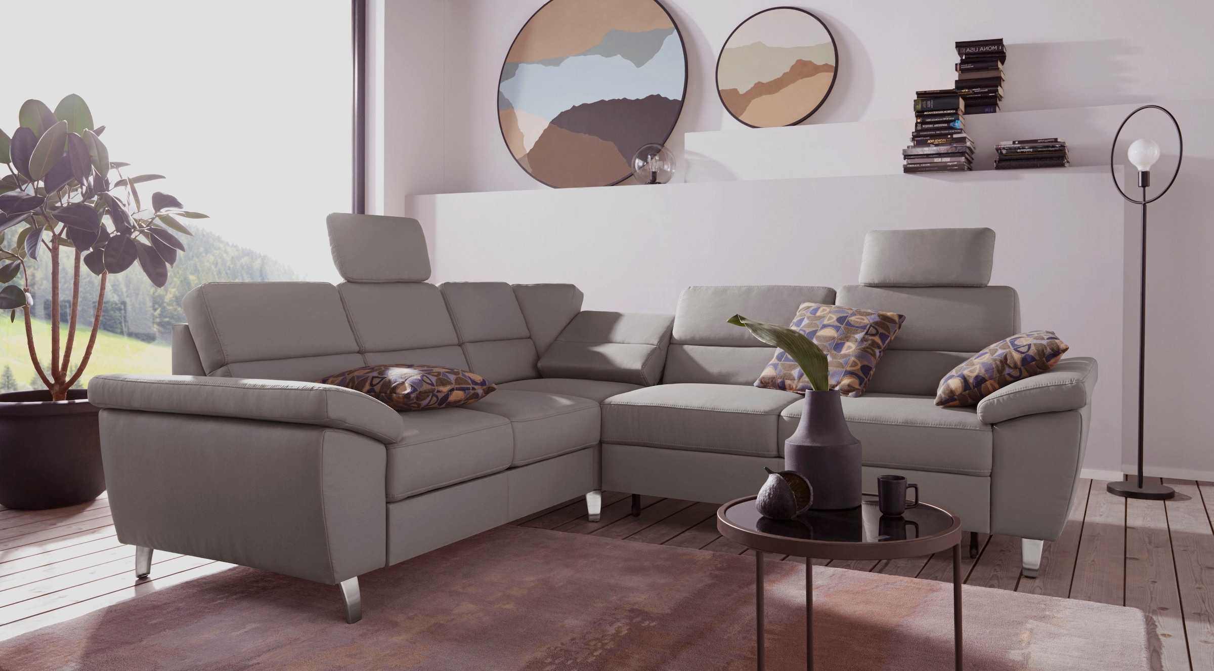 sit&more Ecksofa »Sorano L-Form«, wahlweise mit Bett- und Relaxfunktion, inkl. Bettkasten