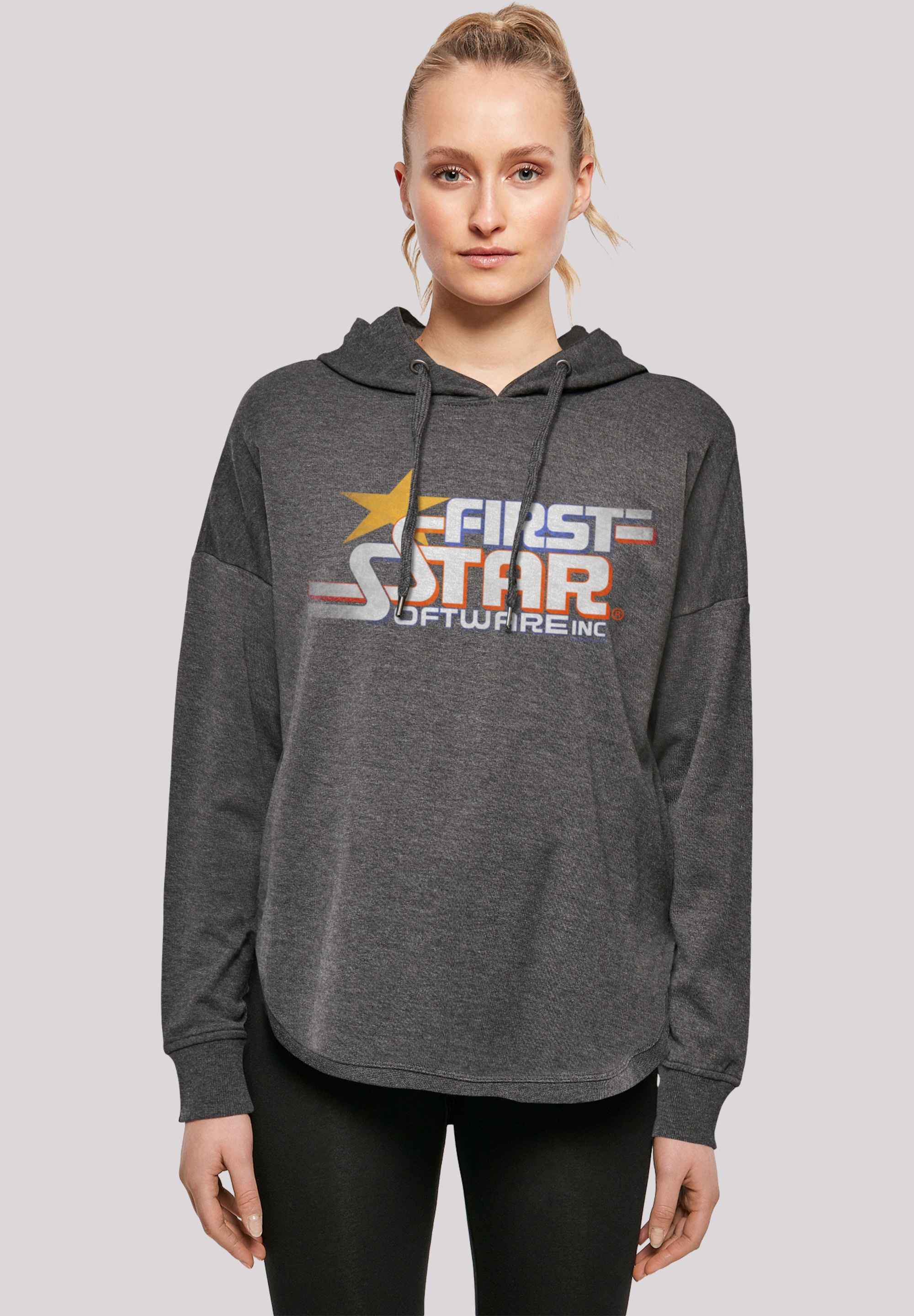 F4NT4STIC Kapuzenpullover »Retro Gaming FIRSTSTAR Inc«, Print