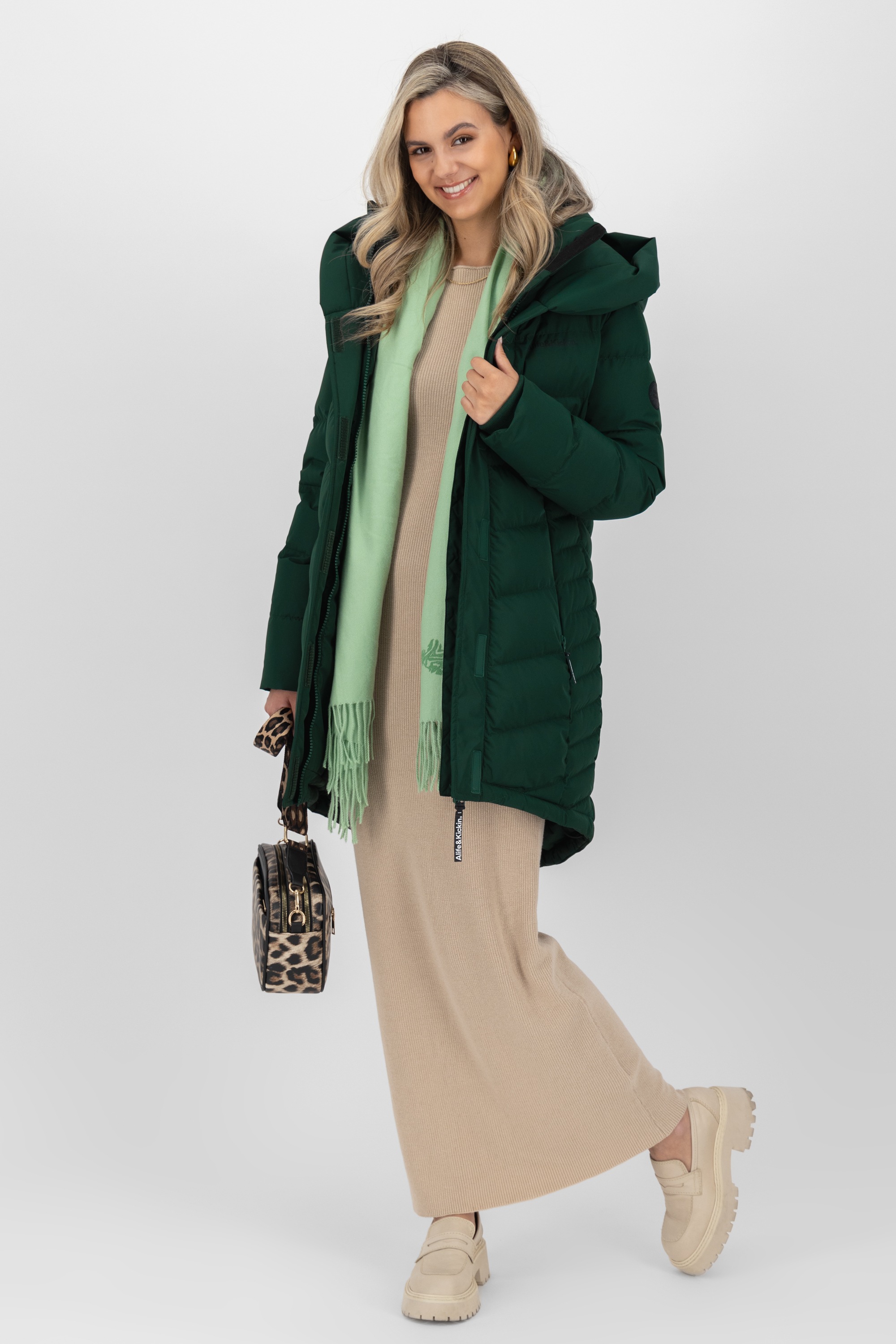 Alife & Kickin Winterjacke »Damen AngelaAK A«, Warme gefütterte Damen Winterjacke mit kuschligem Teddy-Innenfutter