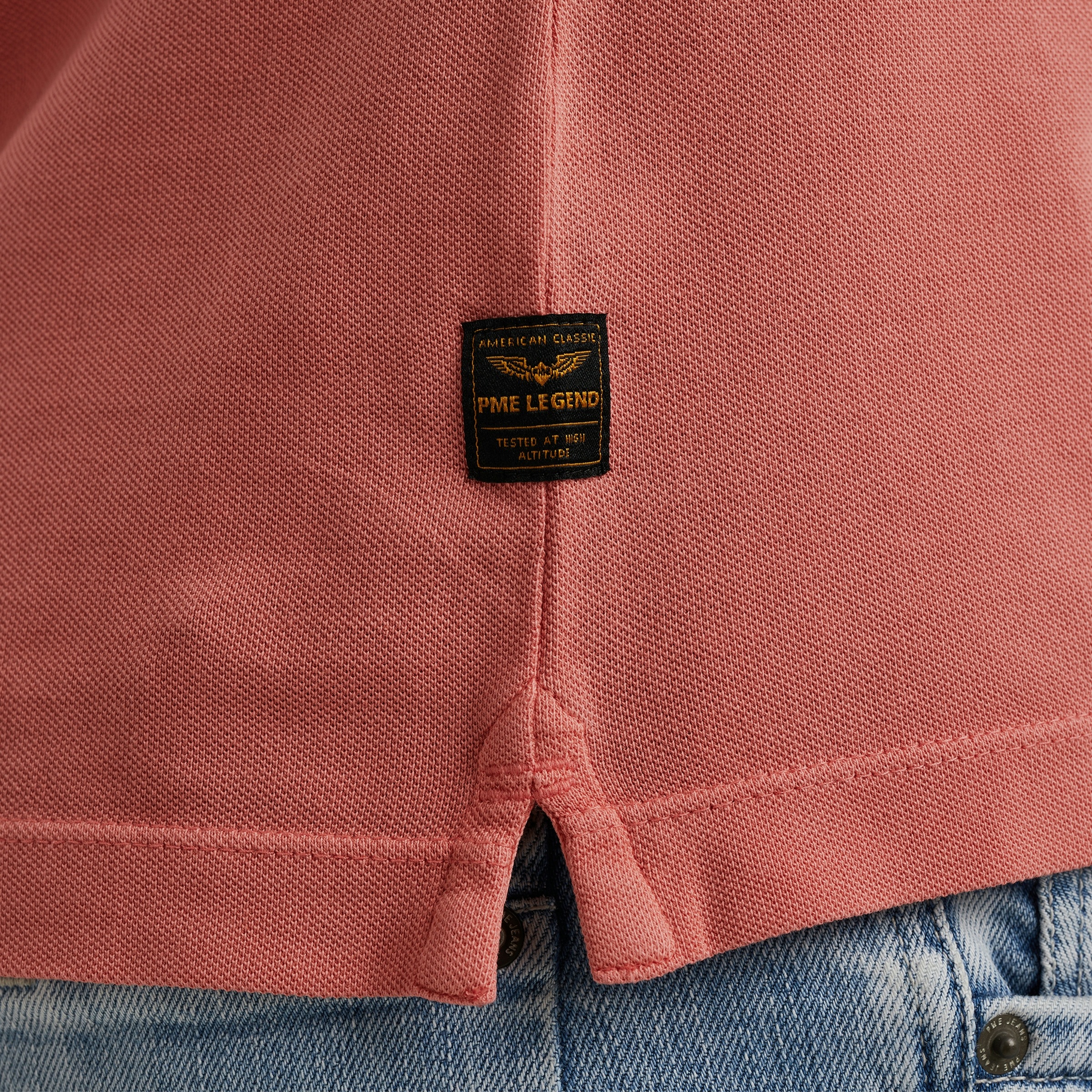 PME LEGEND Poloshirt »Short sleeve polo pique garment dye«, mit Logo Stickerei