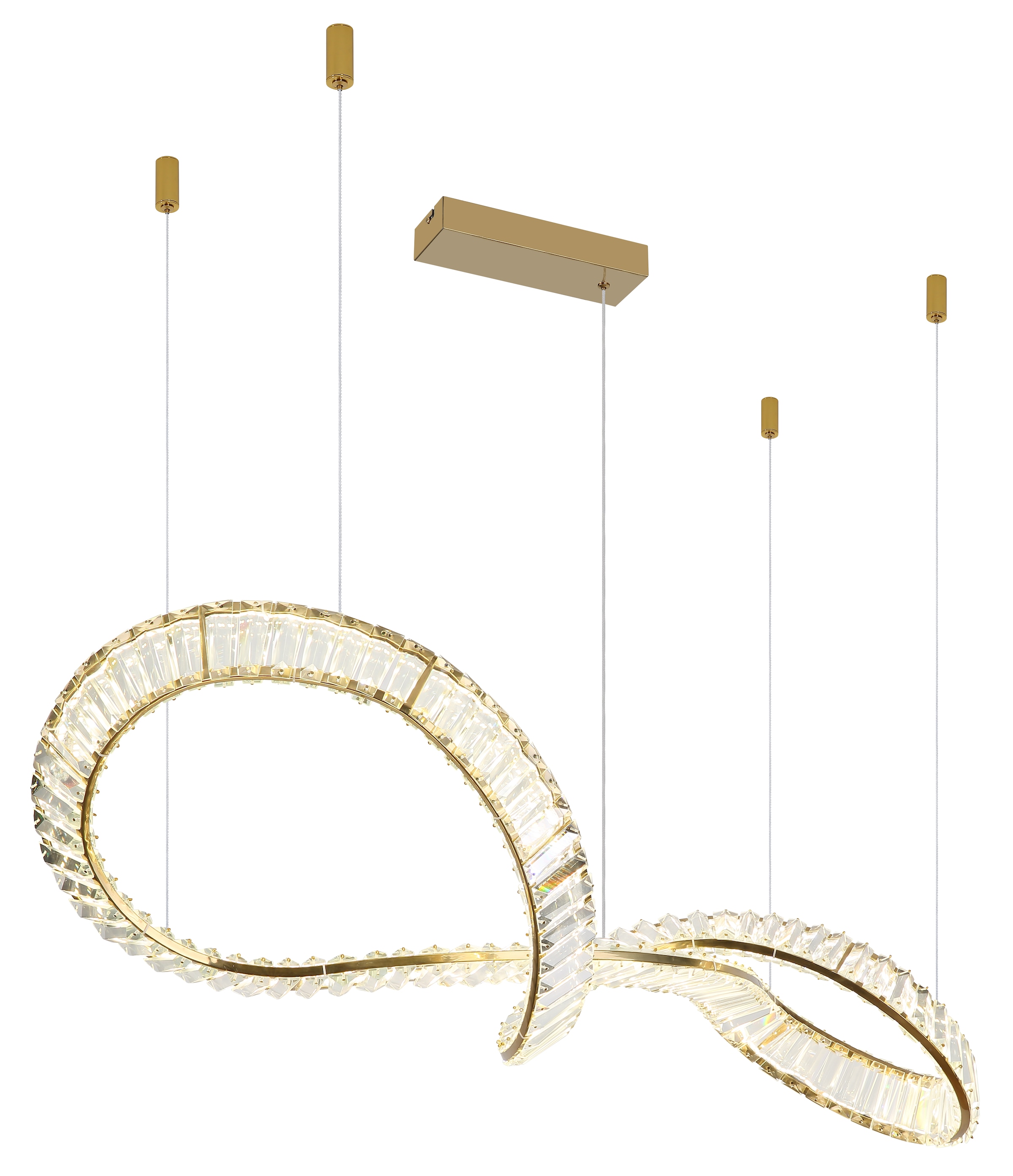 GLOBO LIGHTING Hängeleuchte »NEIL« LED-Modul 1 Stk. warmweiß - kaltweiß Hängelampe Esszimmer-Leuchte Esstischleuchte Wohnzimmer