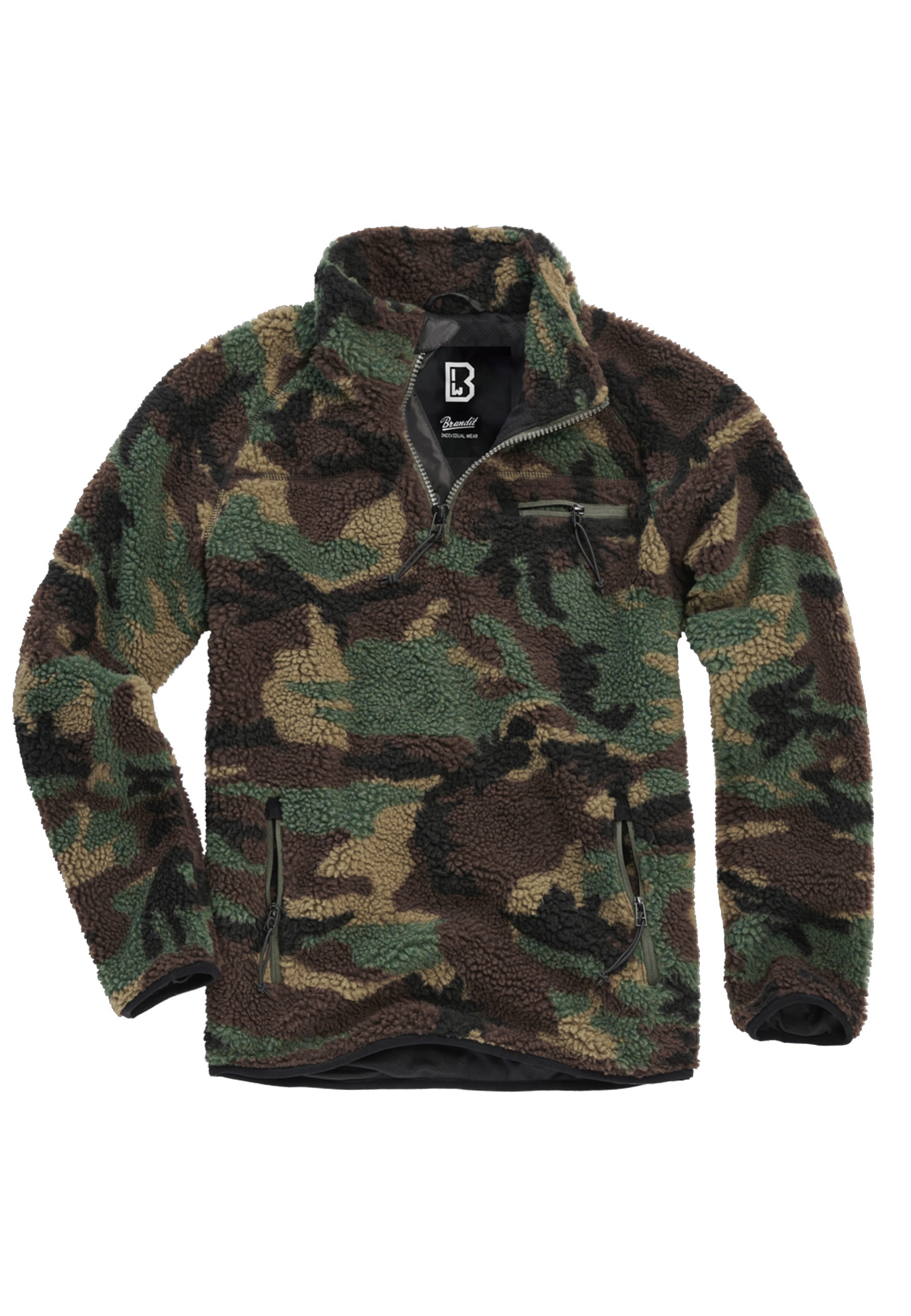 Brandit Veste Teddy Troyer Woodland 3XL